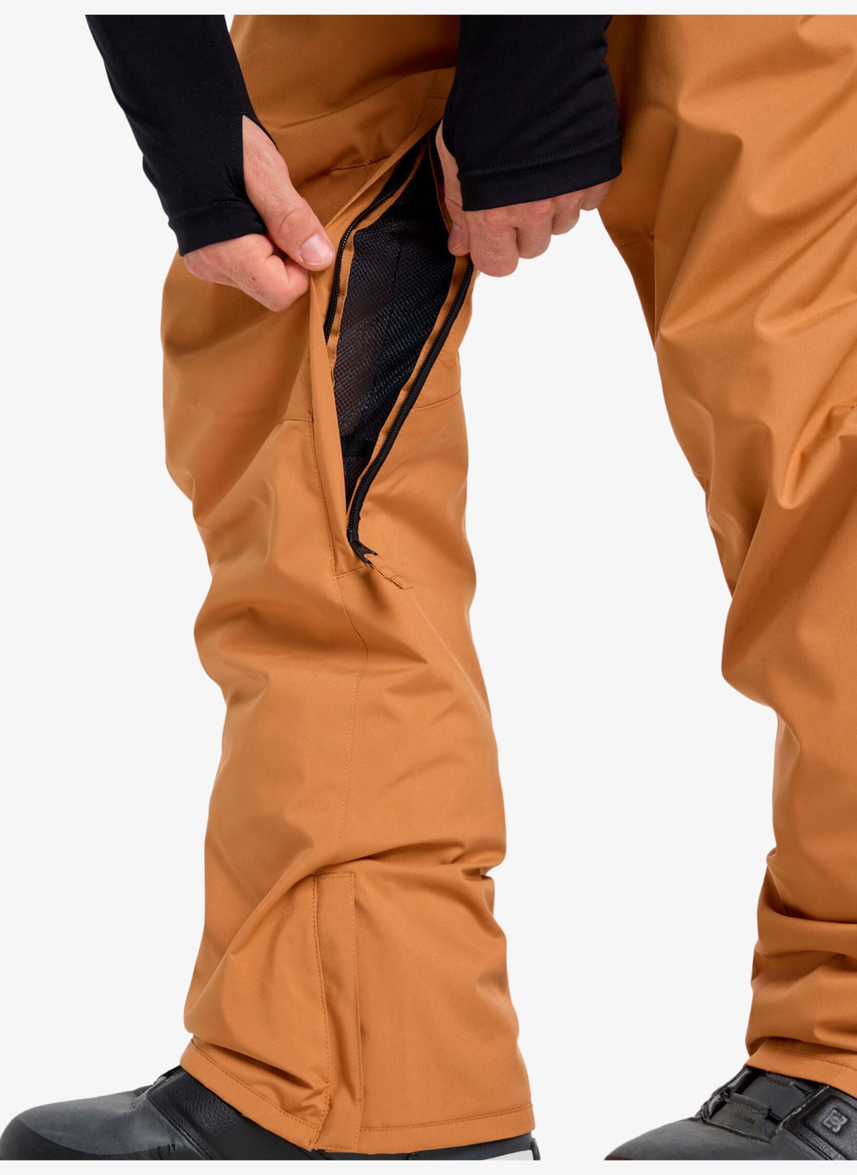 Pantalons droits Estate Pt homme marron Quiksilver Pantalons droits Estate Pt homme marron ALMOND
