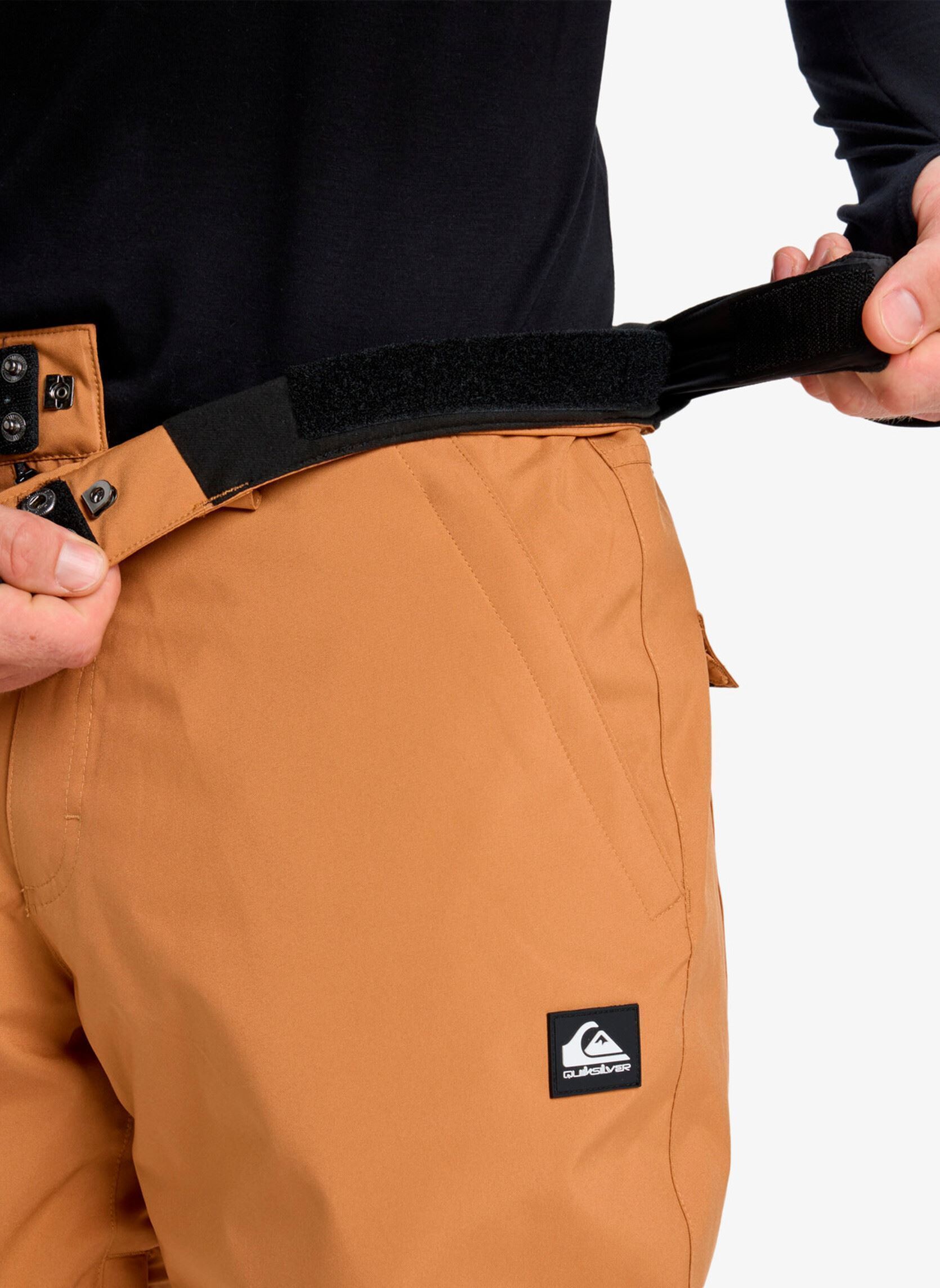Pantalons droits Estate Pt homme marron Quiksilver Pantalons droits Estate Pt homme marron ALMOND