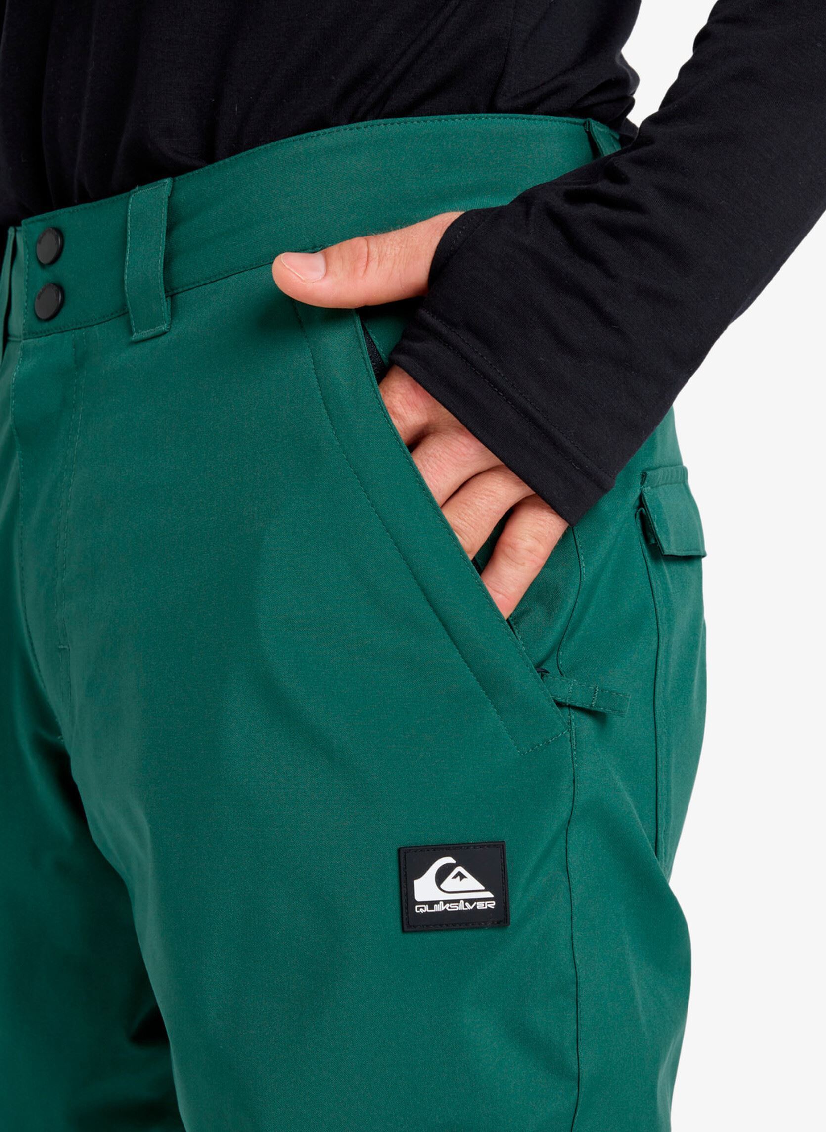 Pantalons droits Estate Pt homme vert Quiksilver Pantalons droits Estate Pt homme vert Trekking Green