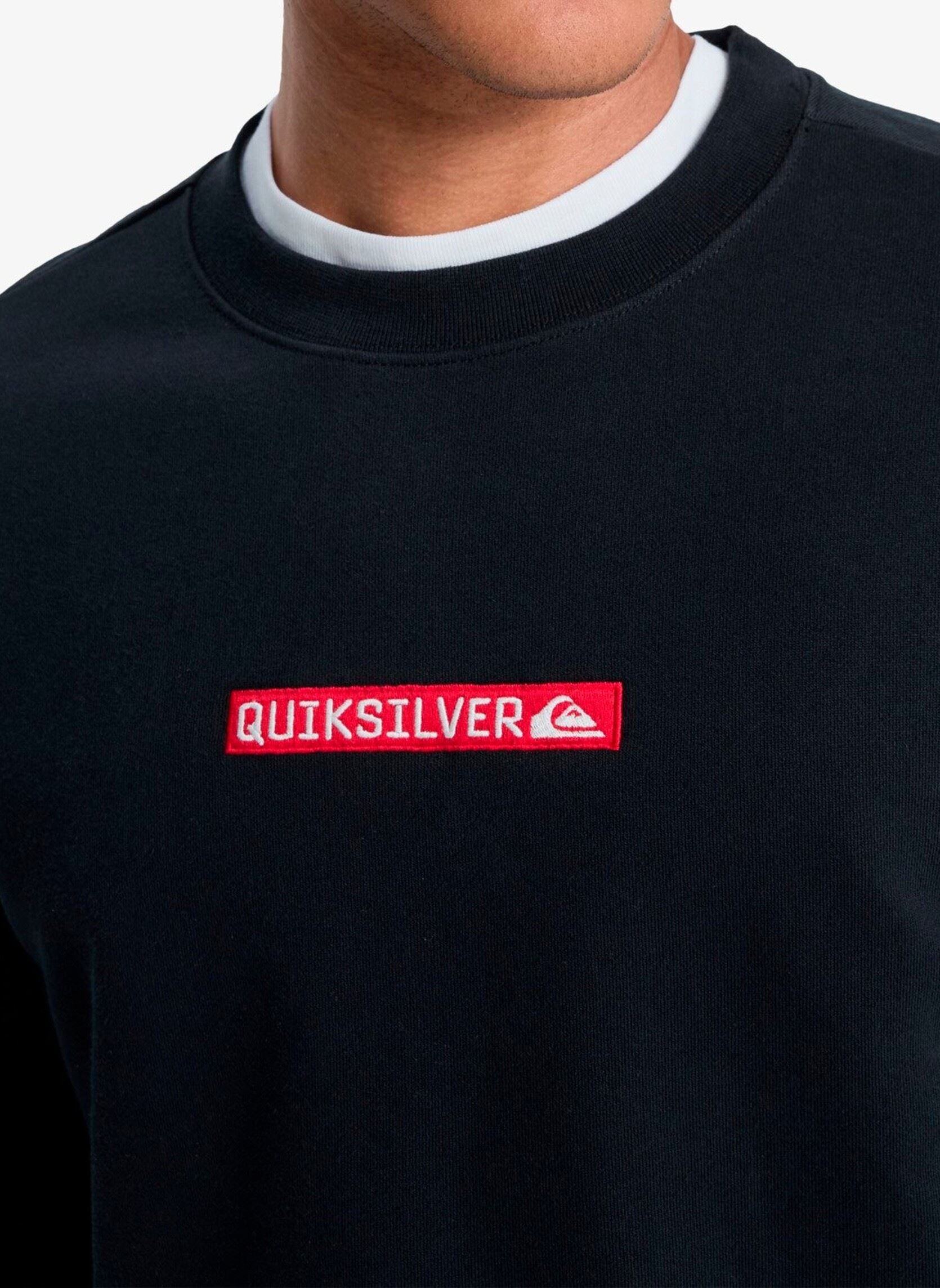 Sweatshirts Dna Crew heren zwart Quiksilver Sweatshirts Dna Crew heren zwart Black