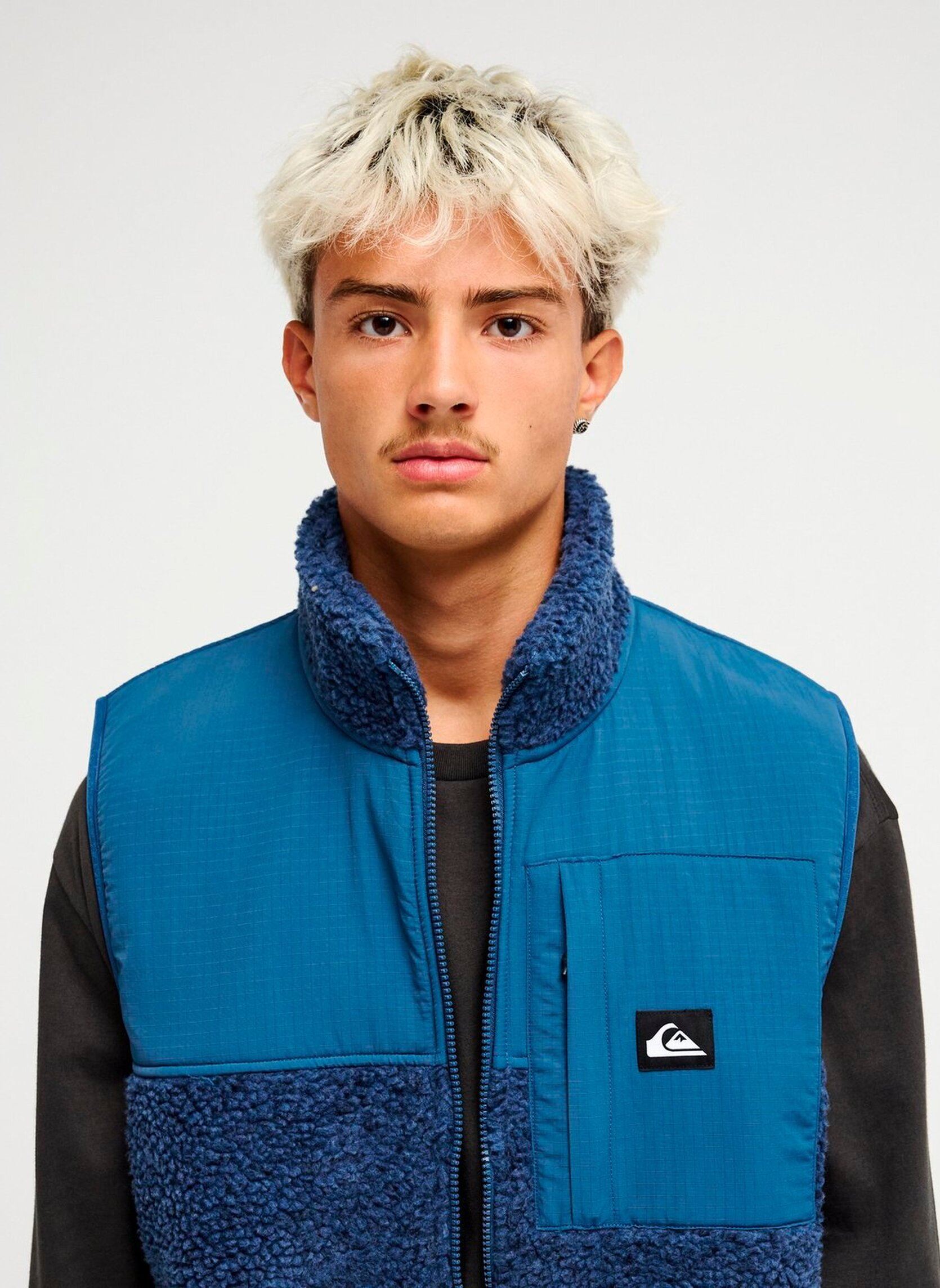Vestes Shallow Water G homme bleu Quiksilver Vestes Shallow Water G homme bleu DARK DENIMHEATHER SWALLOWWATER