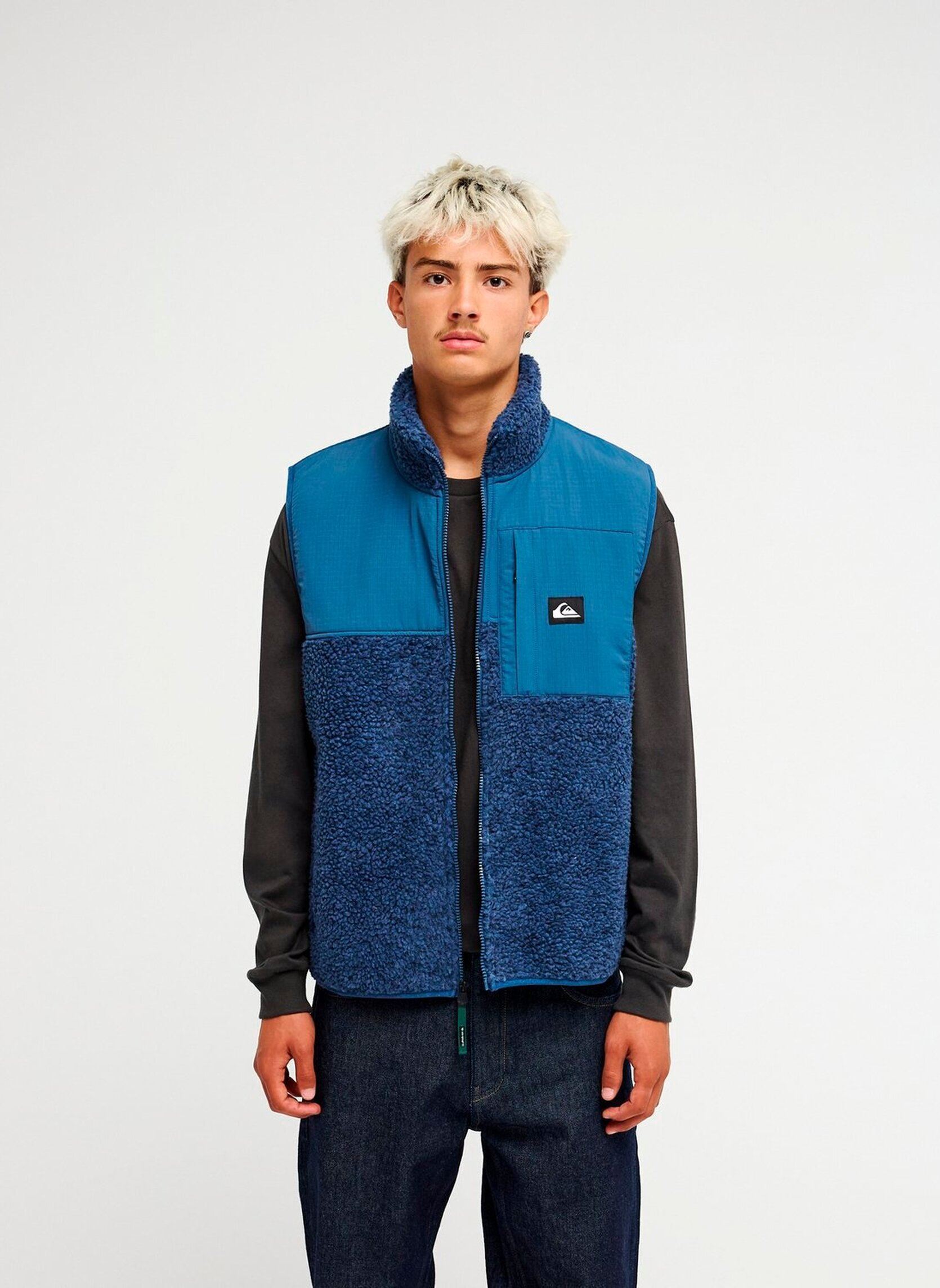 Vestes Shallow Water G homme bleu Quiksilver Vestes Shallow Water G homme bleu DARK DENIMHEATHER SWALLOWWATER
