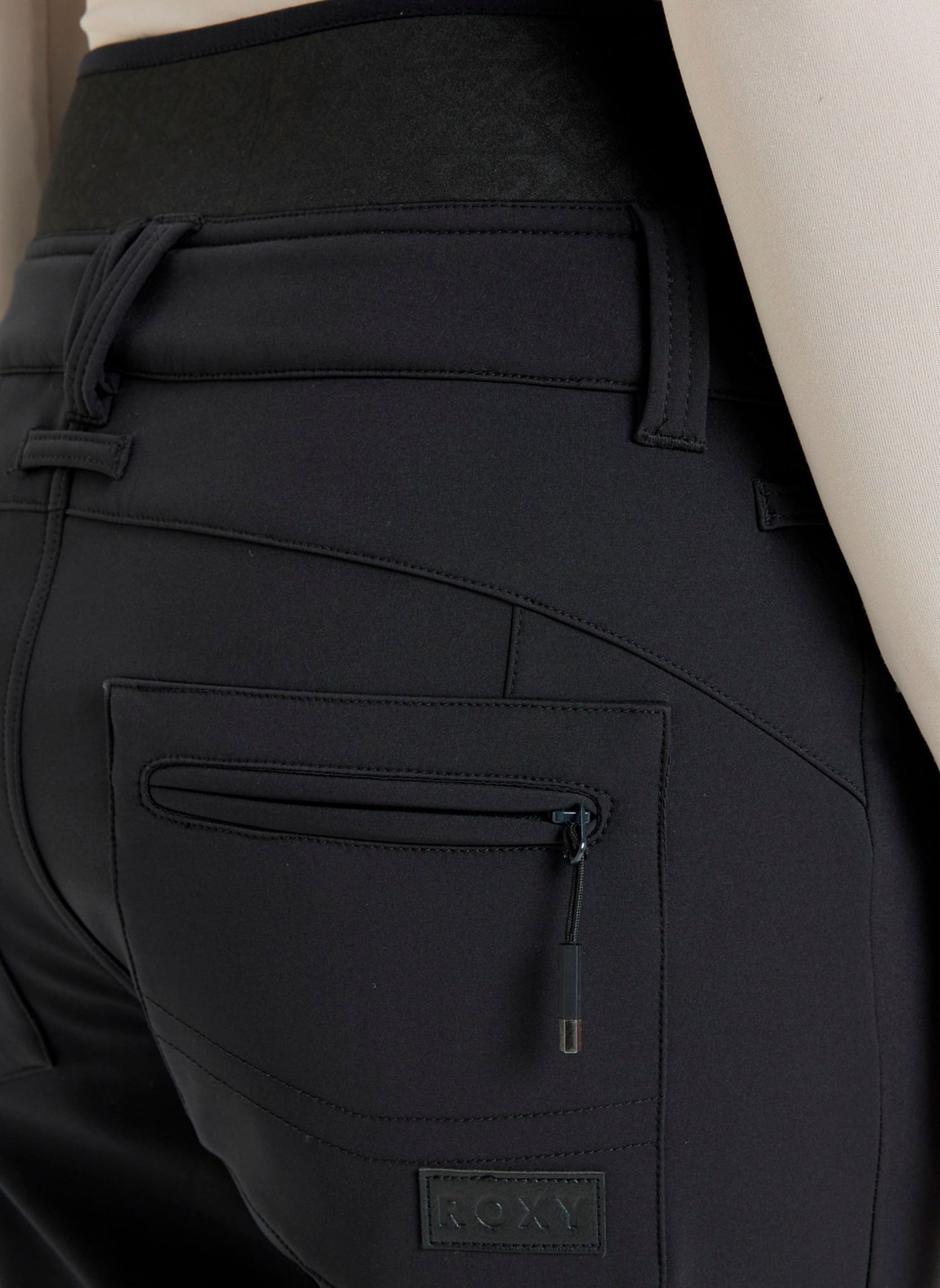 Straight Leg Hosen Rising High Pt damen schwarz Roxy Straight Leg Hosen Rising High Pt damen schwarz TRUE BLACK