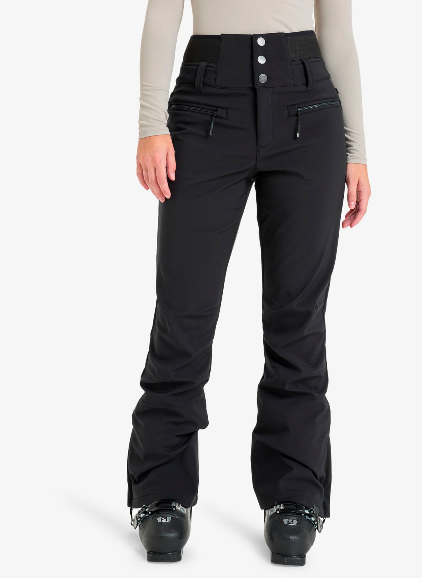 Straight Leg Hosen Rising High Pt damen schwarz Roxy Straight Leg Hosen Rising High Pt damen schwarz TRUE BLACK