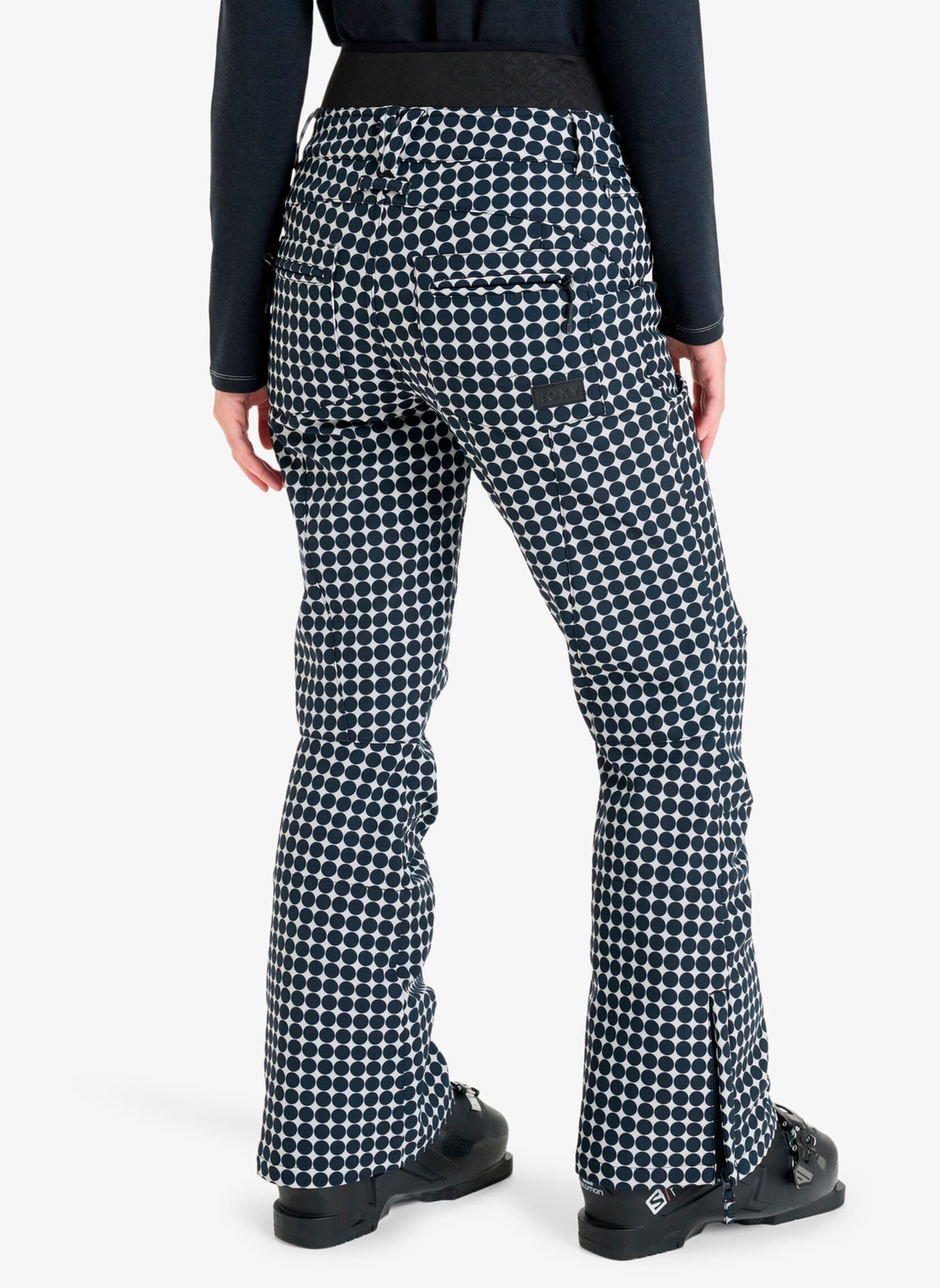 Rechte broeken Rising High Pt dames wit Roxy Rechte broeken Rising High Pt dames wit WHISPER WHITE SMALL DOTS