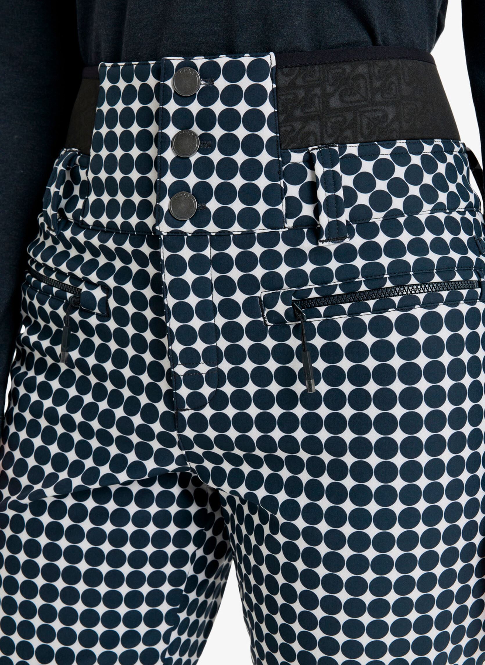 Rechte broeken Rising High Pt dames wit Roxy Rechte broeken Rising High Pt dames wit WHISPER WHITE SMALL DOTS