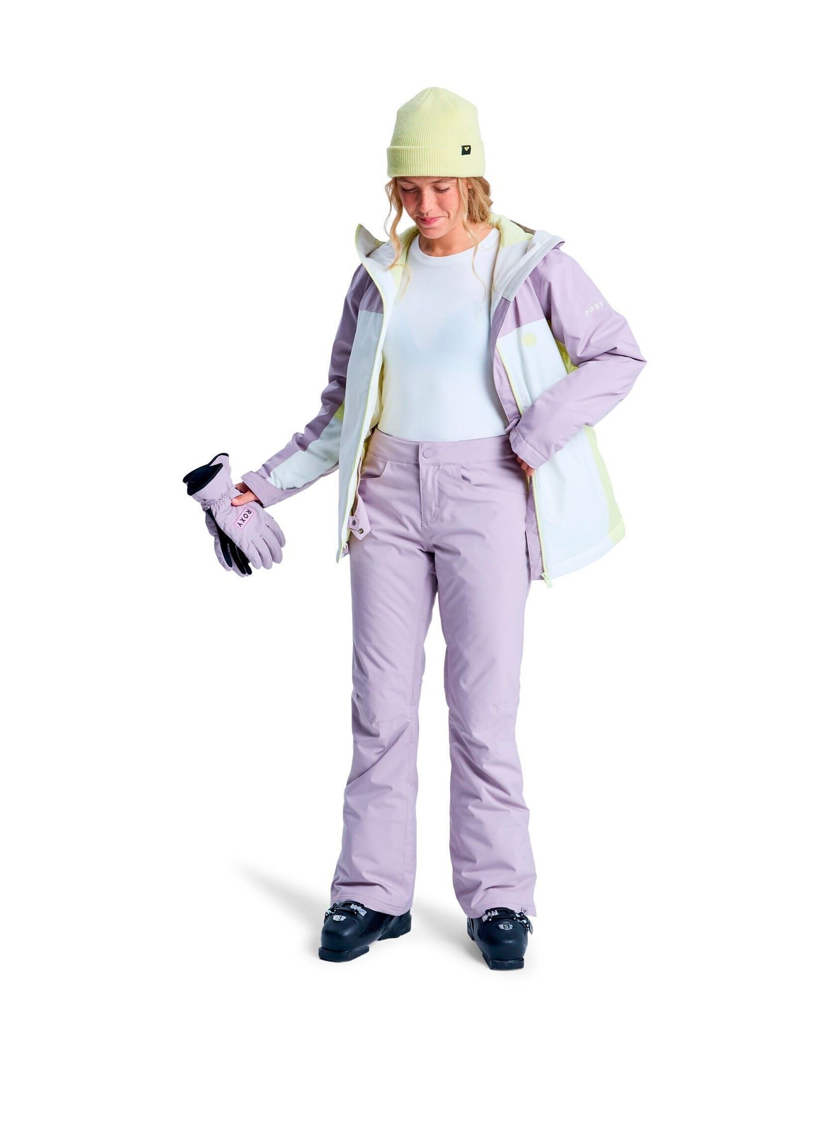 Wijde broeken Backyard Pt dames paars Roxy Wijde broeken Backyard Pt dames paars NIRVANA