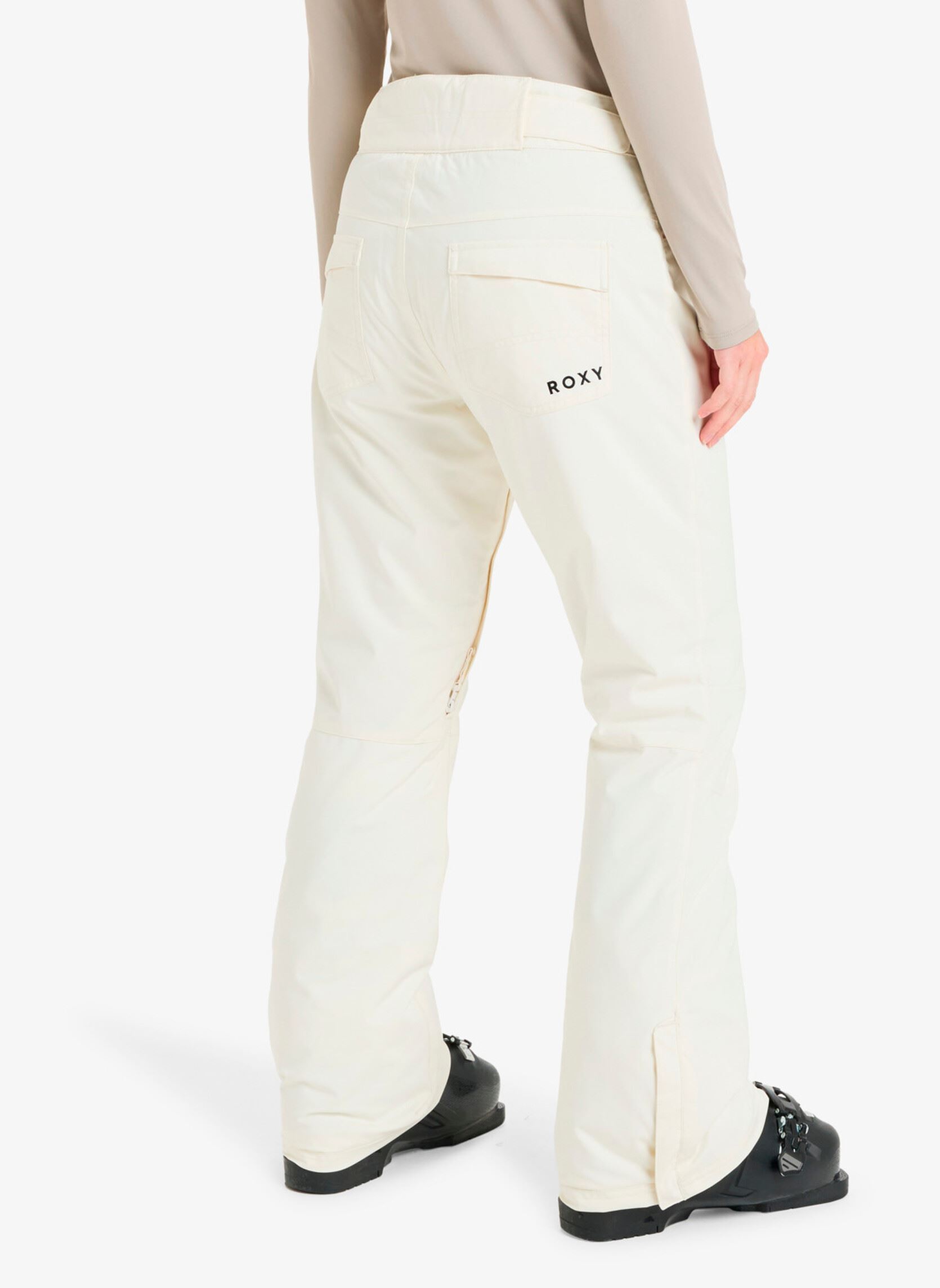 Weite Hosen Backyard Pt damen weiß Roxy Weite Hosen Backyard Pt damen weiß WHISPER WHITE