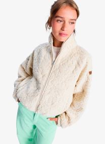 Pulls polaire Blurry Cloud femme blanc