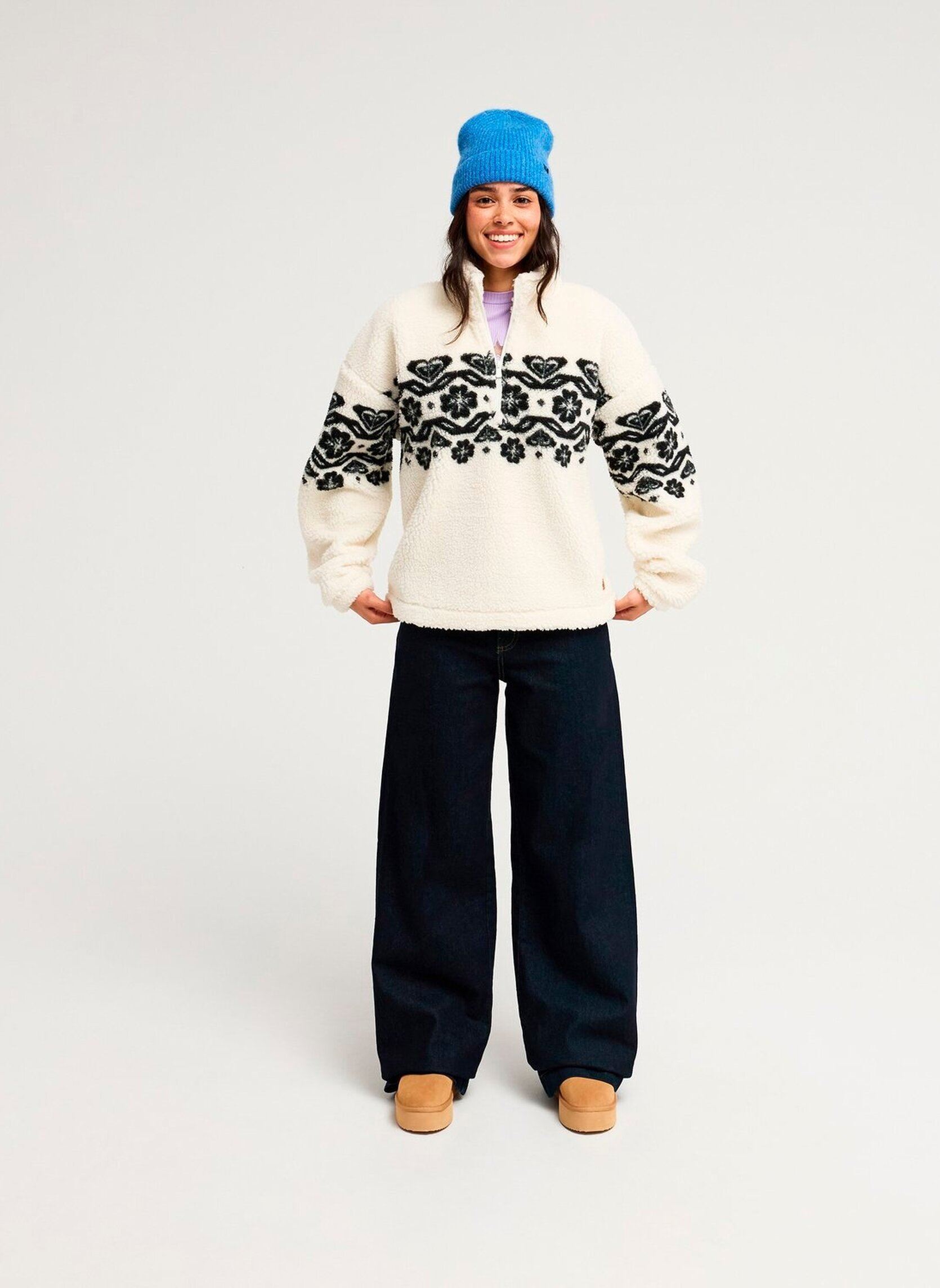 Fleece-Jacken Treasure Soul damen weiß Roxy Fleece-Jacken Treasure Soul damen weiß COCONUT MILK