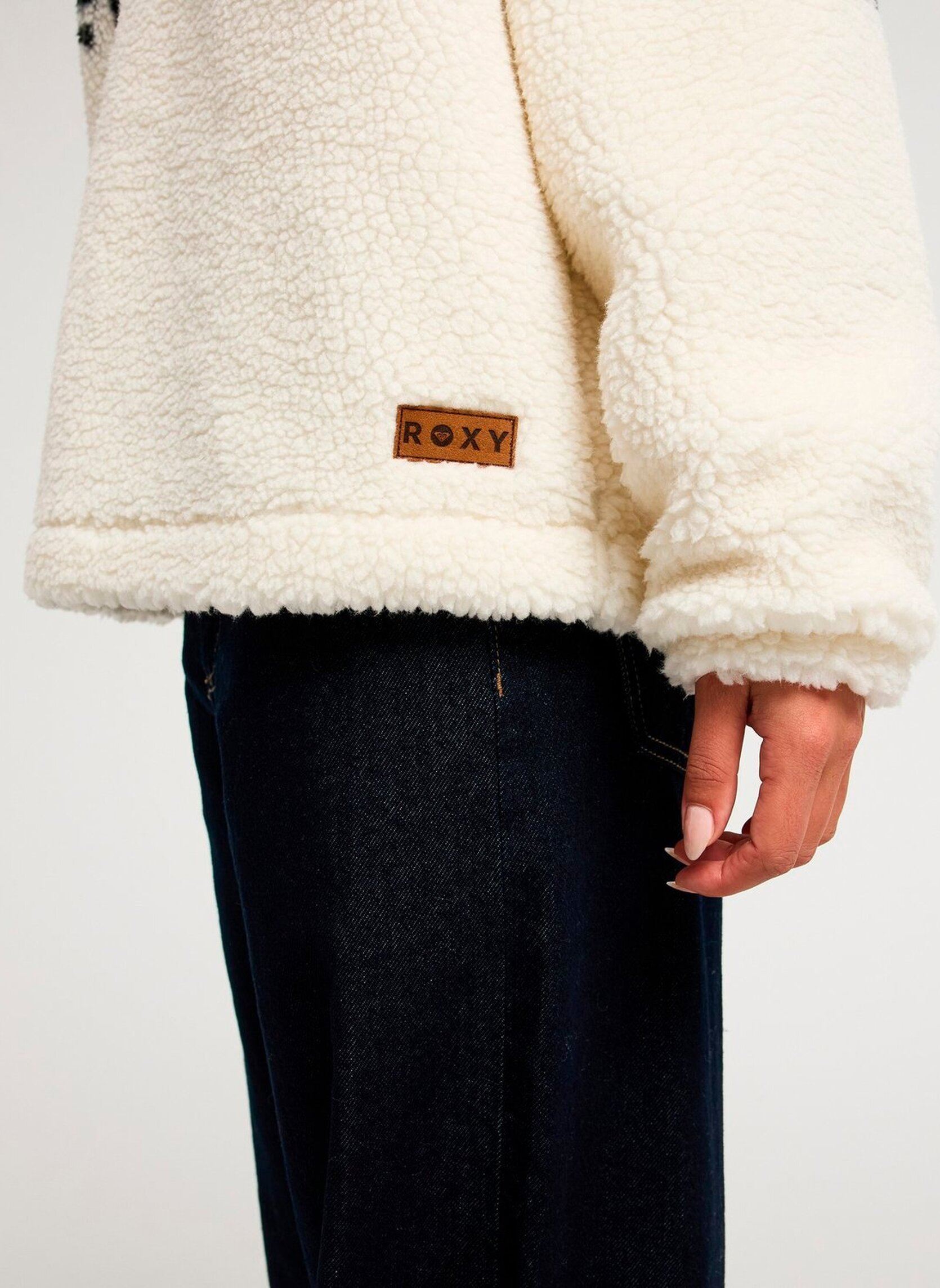 Fleece-Jacken Treasure Soul damen weiß Roxy Fleece-Jacken Treasure Soul damen weiß COCONUT MILK