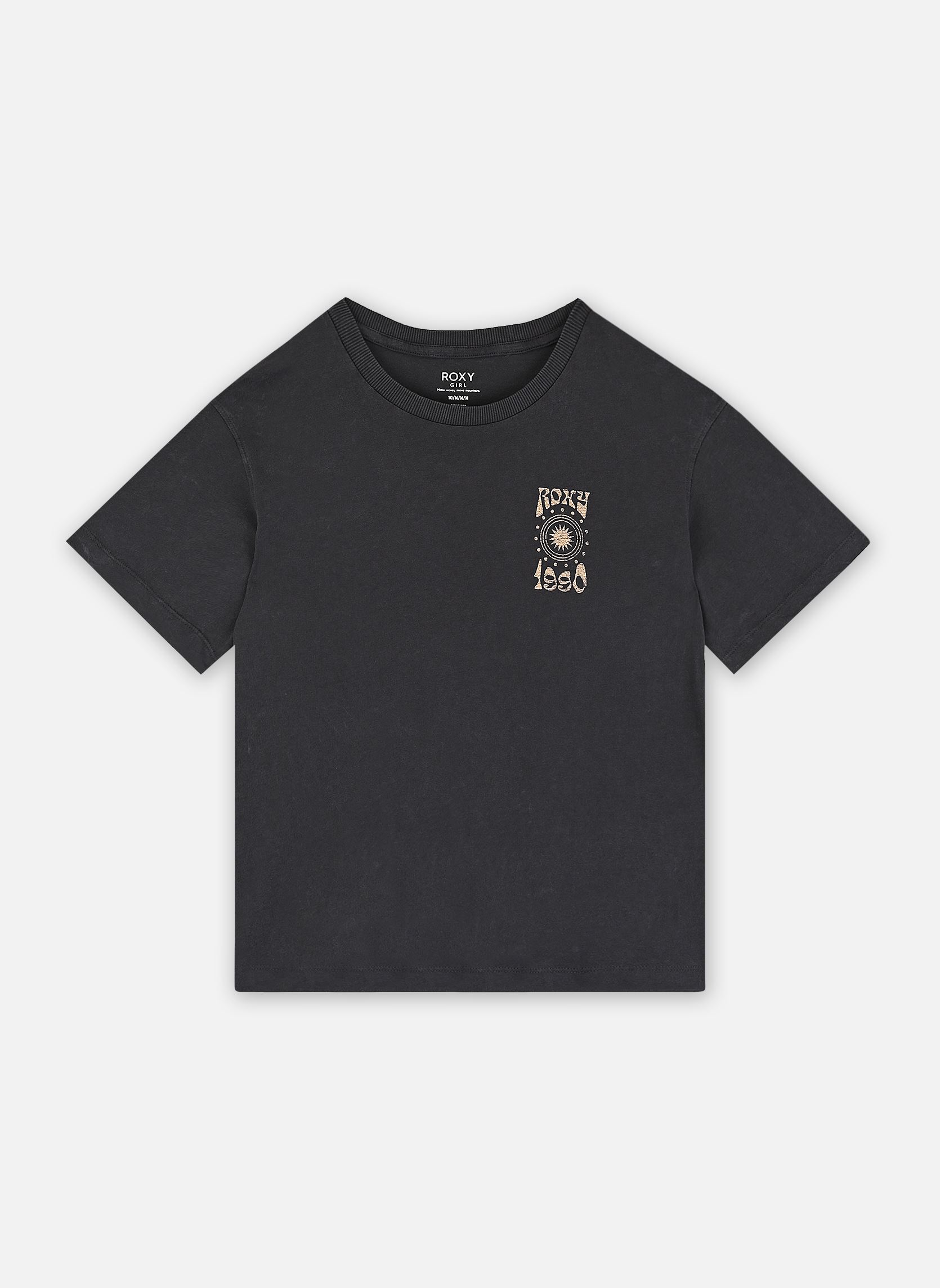 Tee-shirts manches courtes Gone To Calif fille noir Roxy Tee-shirts manches courtes Gone To Calif fille noir PHANTOM
