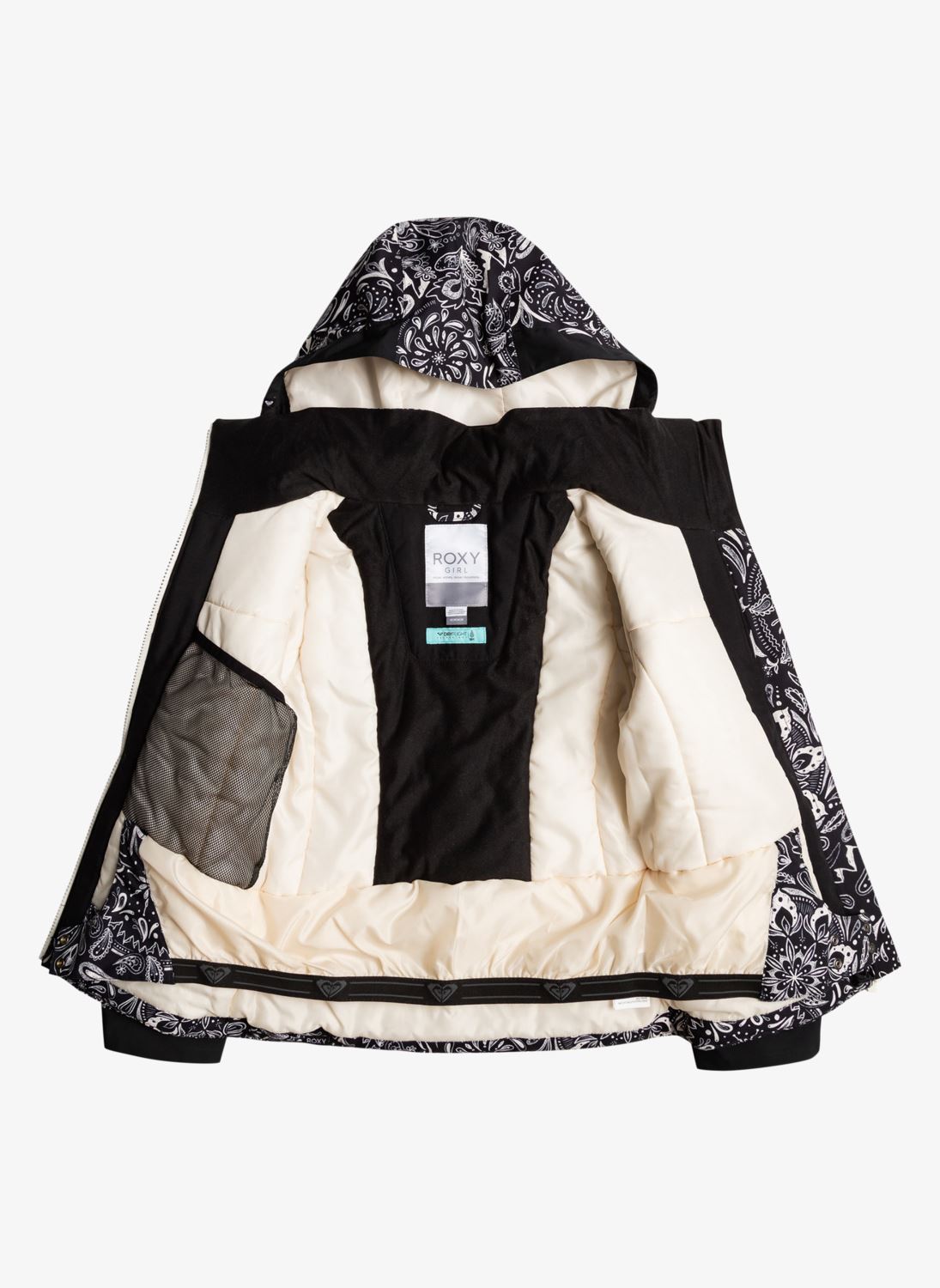 Jacken Free Jet Block Snjt mädchen schwarz Roxy Jacken Free Jet Block Snjt mädchen schwarz TRUE BLACK BANDANAS