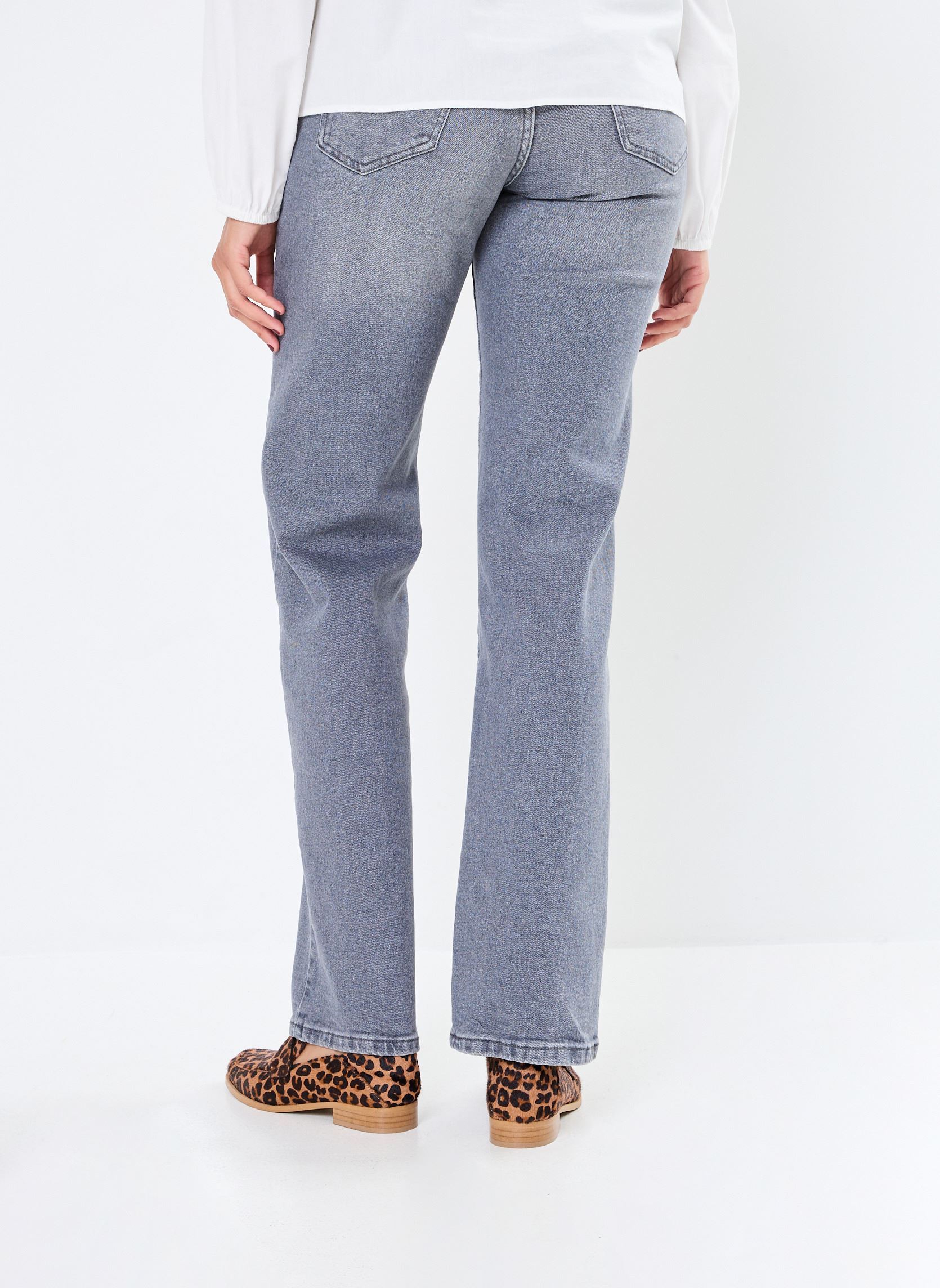 Jeans large NMYOLANDA NW WIDE JEANS AZ371DG FWD NOOS femme gris Noisy May Jeans large NMYOLANDA NW WIDE JEANS AZ371DG FWD NOOS femme gris Dark Grey Denim