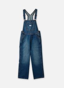 Latzhosen Fl Baggy Overall damen blau