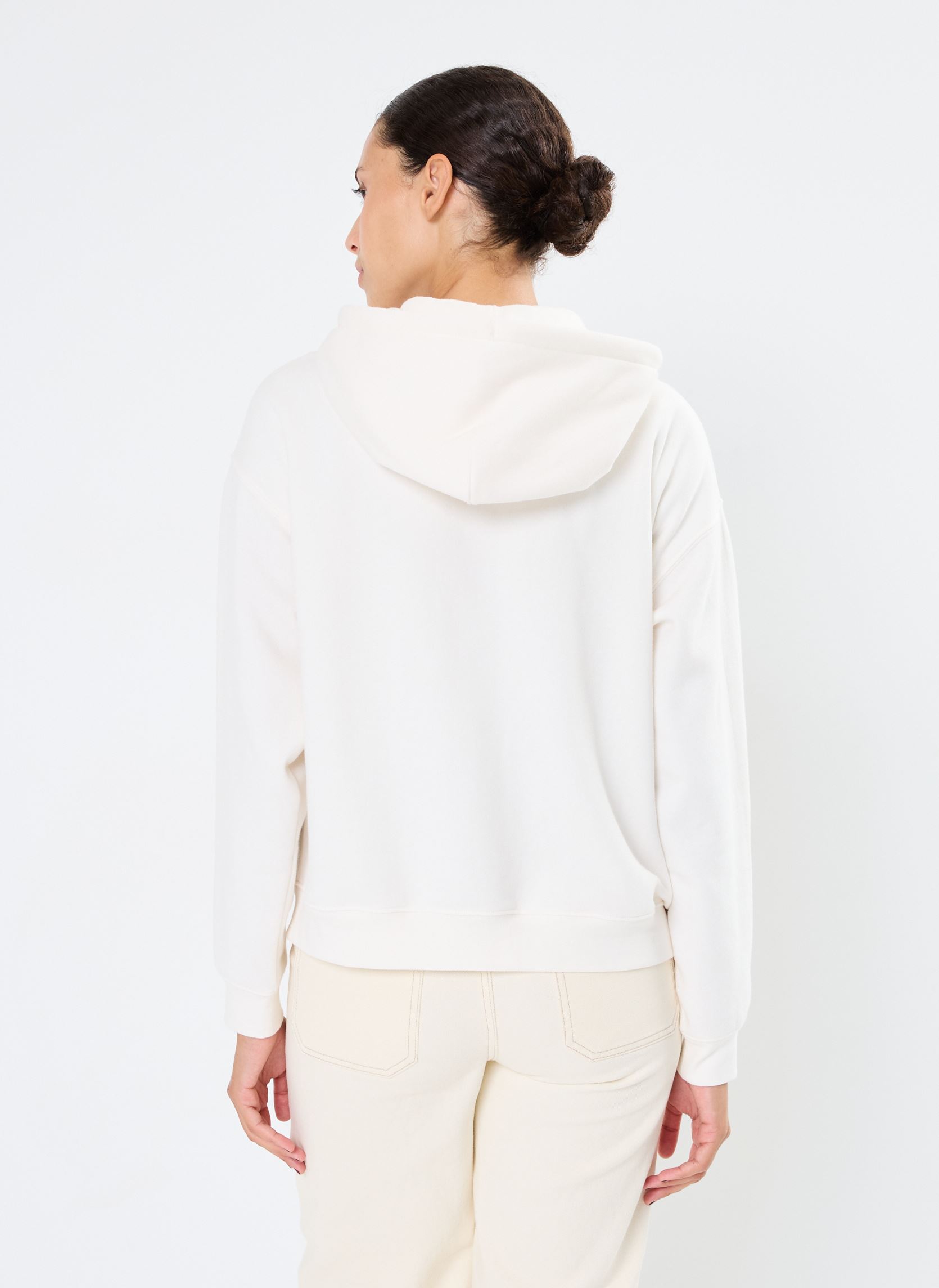 Sweats zippés Everyday Zip Hoodie femme blanc Levi's Sweats zippés Everyday Zip Hoodie femme blanc Sugar Swizzle