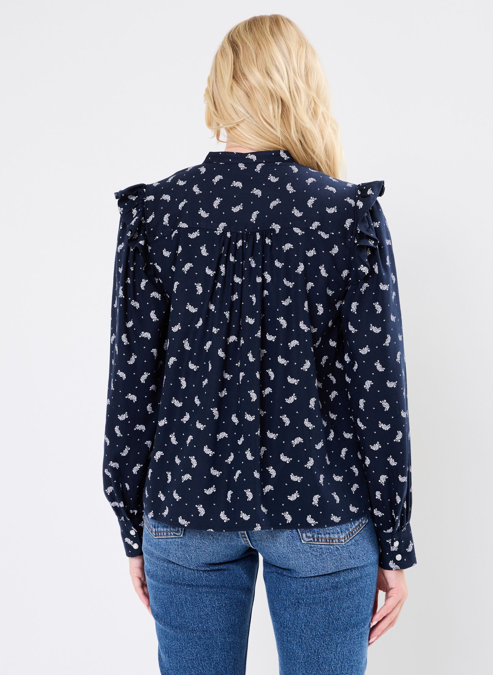 Blouses manches longues Gianna Ls Blouse femme bleu Levi's Blouses manches longues Gianna Ls Blouse femme bleu SAWYER PAISLEY SUGAR