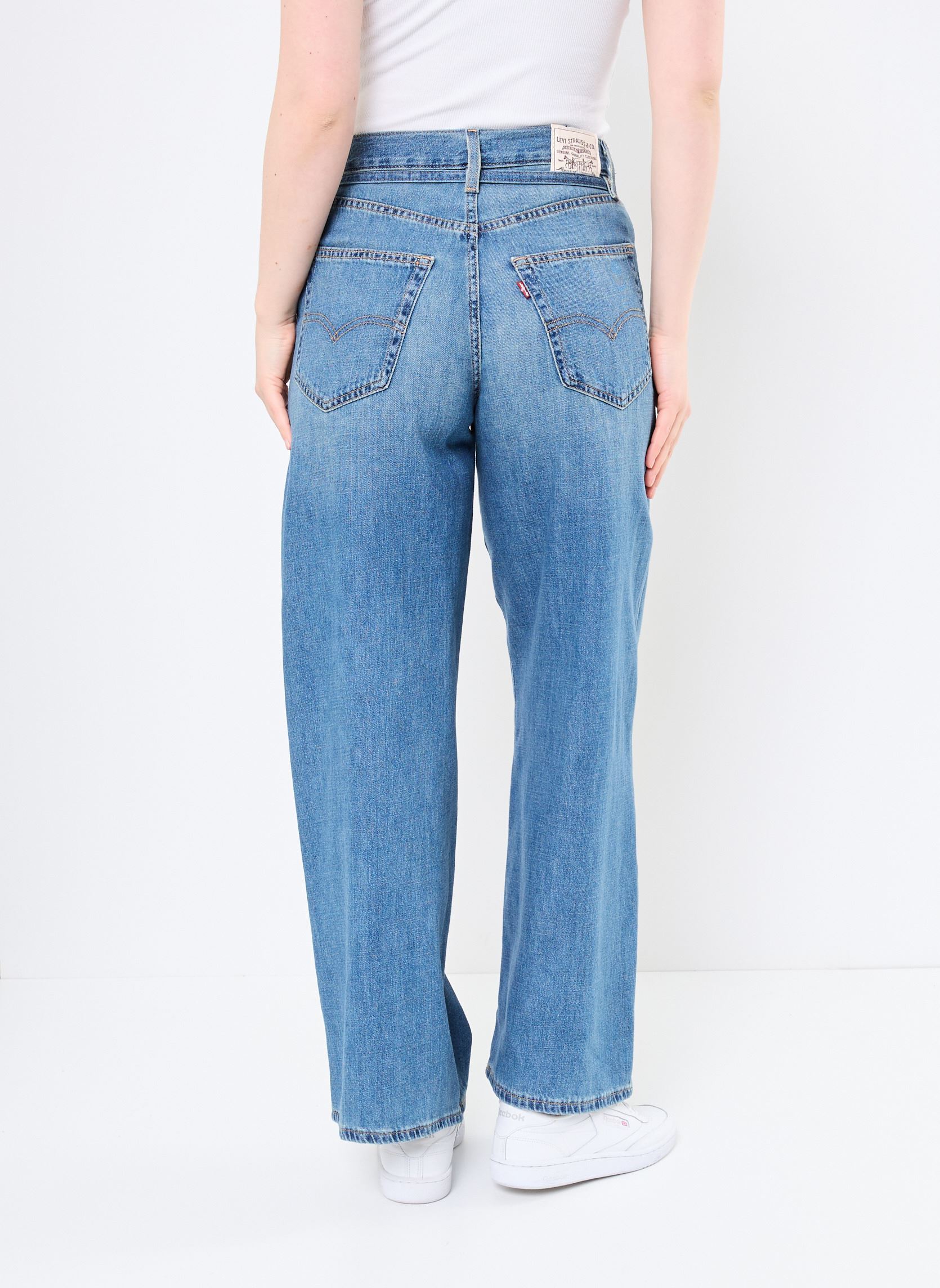 Wijde jeans / Flared Jeans Xl Straight dames blauw Levi's Wijde jeans / Flared Jeans Xl Straight dames blauw STOP FLAXING