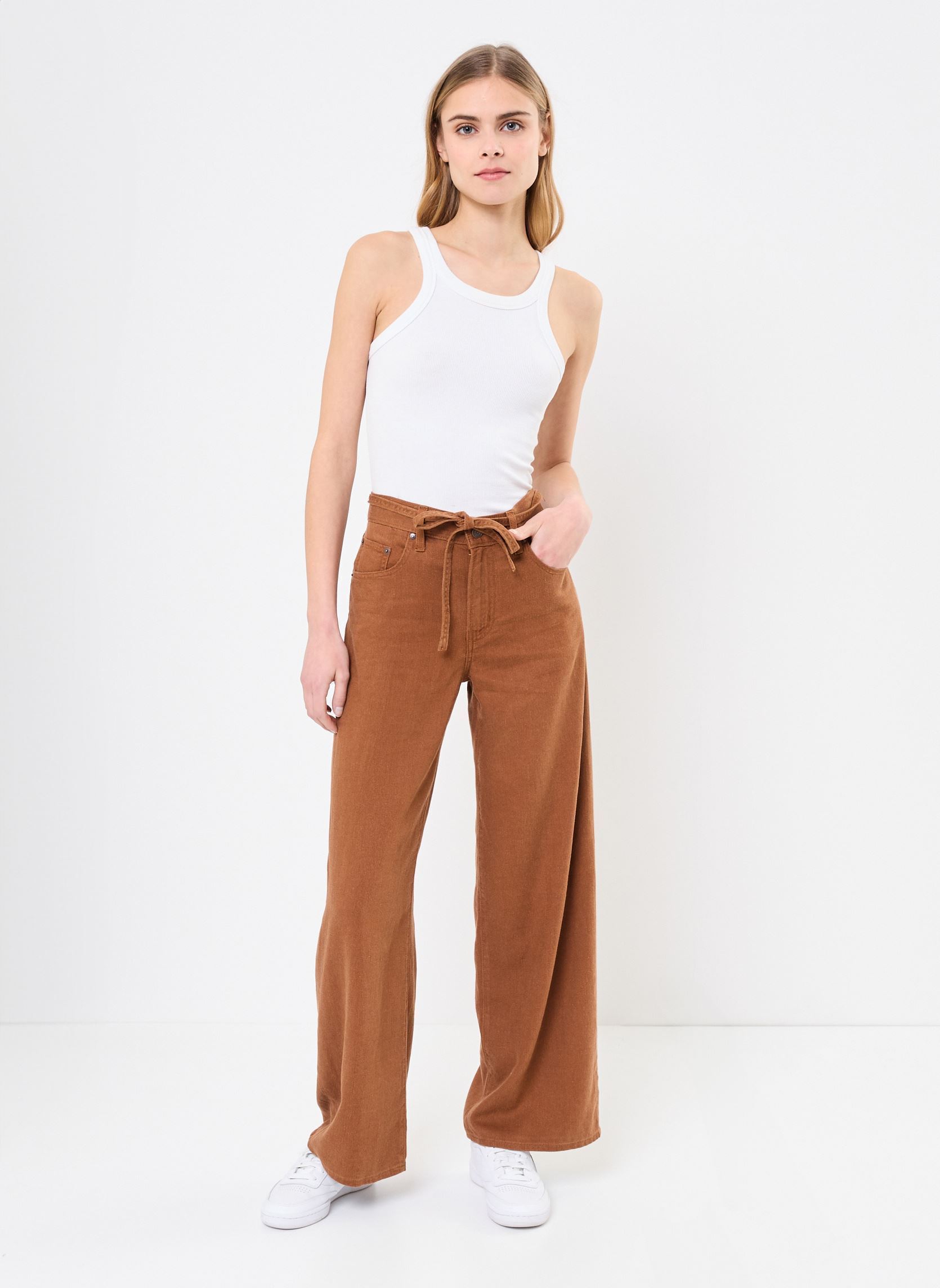 Wijde jeans / Flared Jeans Xl Straight dames bruin Levi's Wijde jeans / Flared Jeans Xl Straight dames bruin SORREL HORSE LINEN
