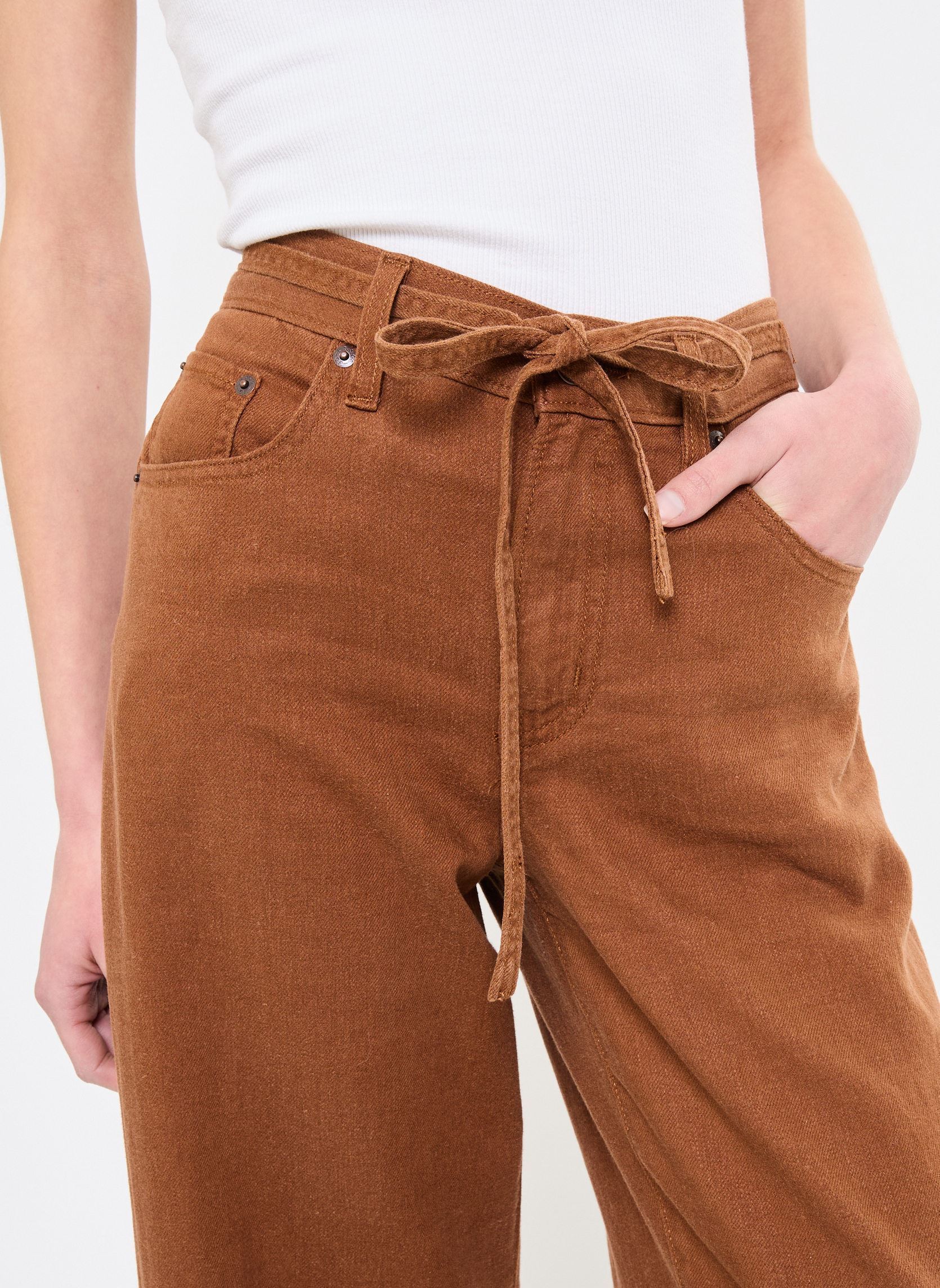 Wijde jeans / Flared Jeans Xl Straight dames bruin Levi's Wijde jeans / Flared Jeans Xl Straight dames bruin SORREL HORSE LINEN