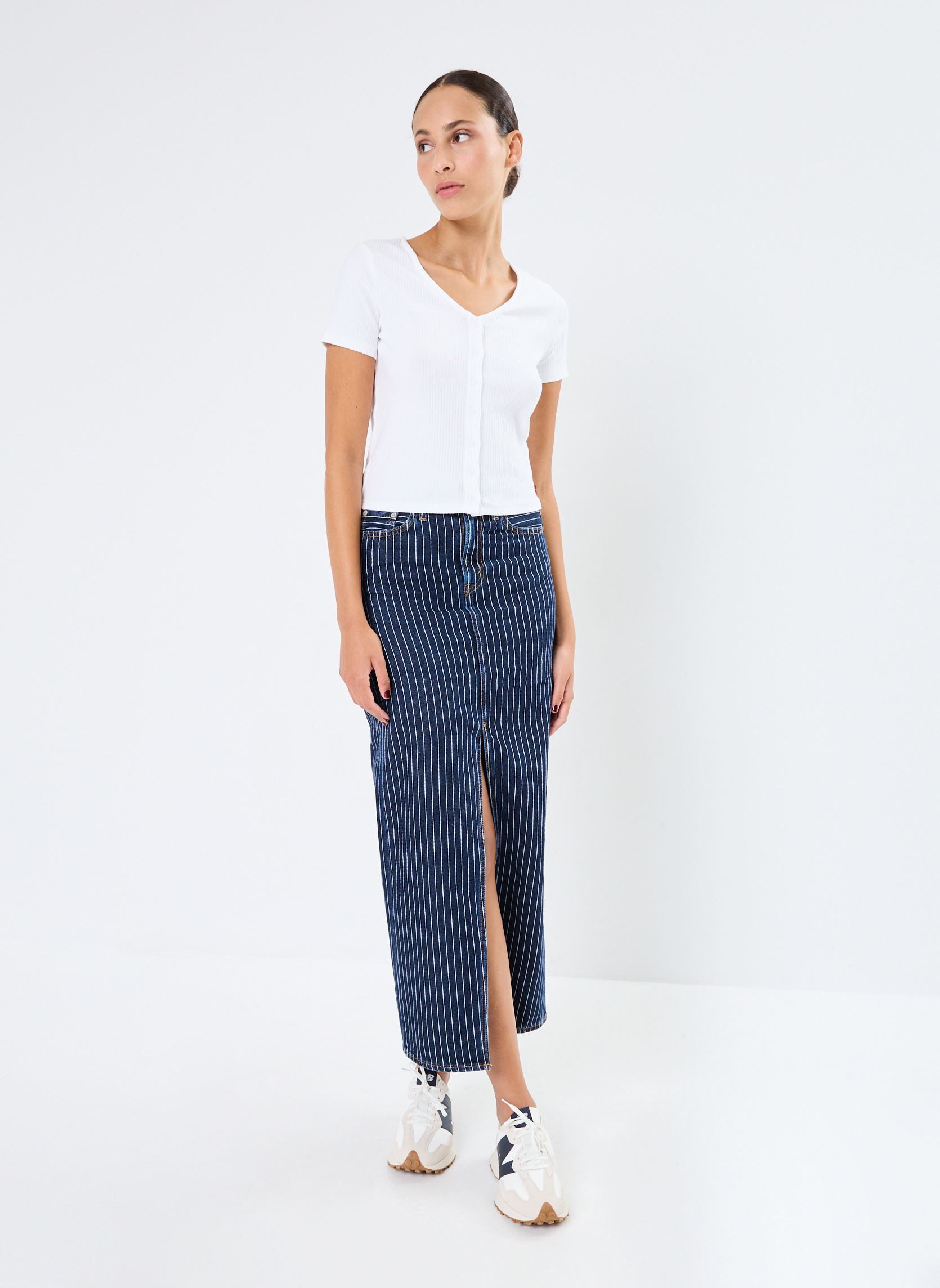 Tee-shirts manches courtes Muse Ss Tee femme blanc Levi's Tee-shirts manches courtes Muse Ss Tee femme blanc WHITE +