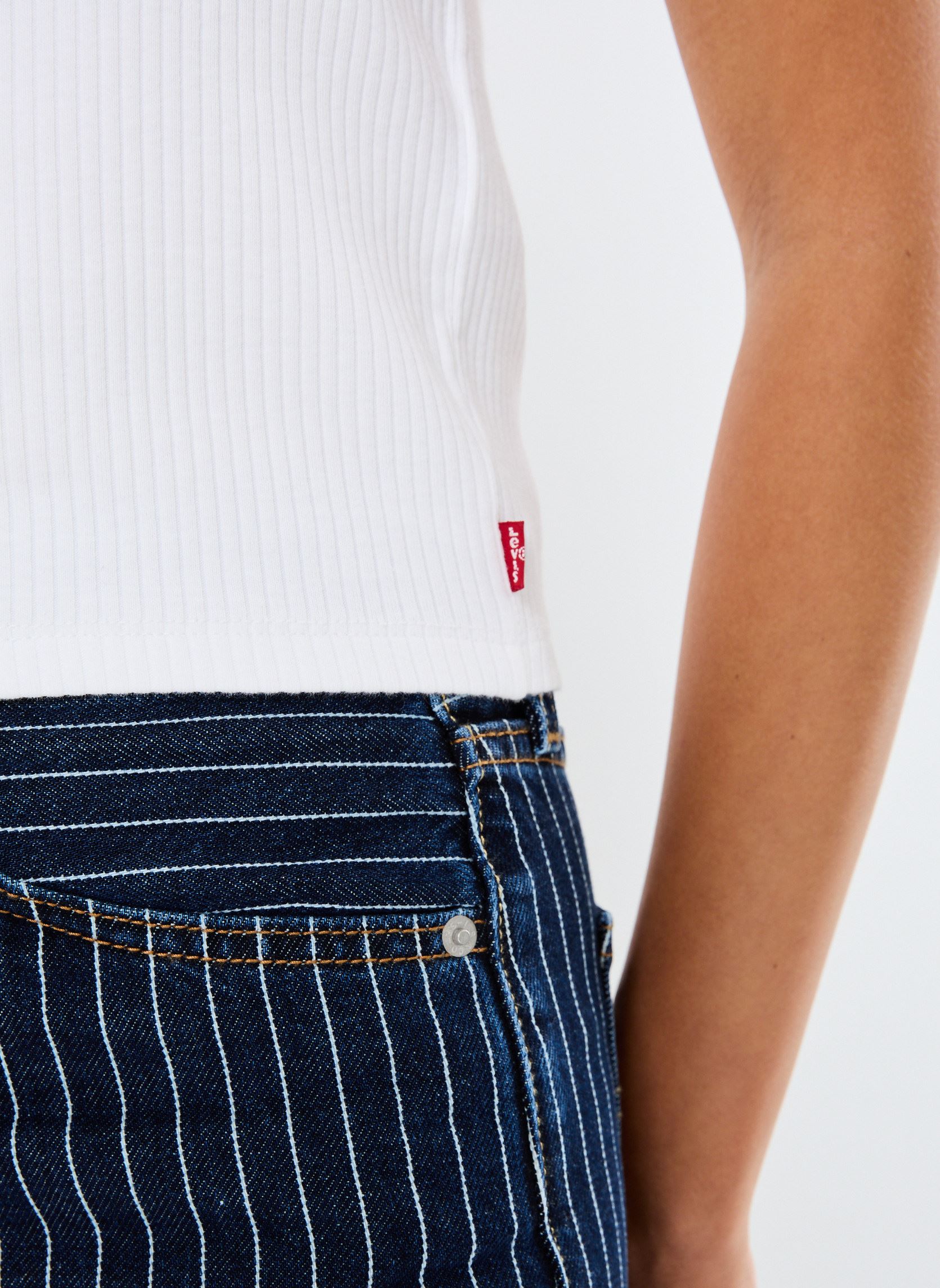 Tee-shirts manches courtes Muse Ss Tee femme blanc Levi's Tee-shirts manches courtes Muse Ss Tee femme blanc WHITE +