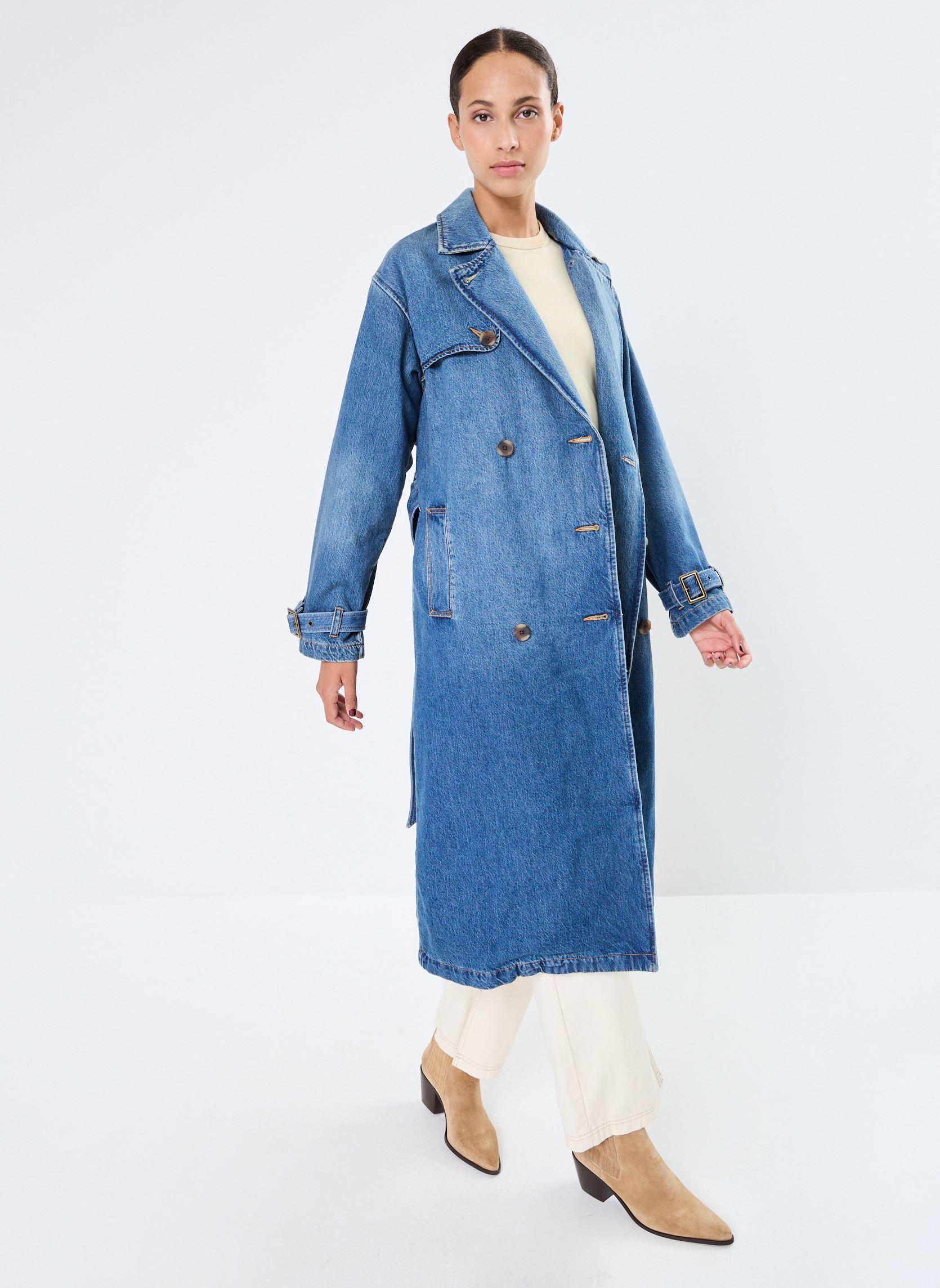 Trenchcoats Spade Trench damen blau Levi's Trenchcoats Spade Trench damen blau LET'S GET LOST AGAIN