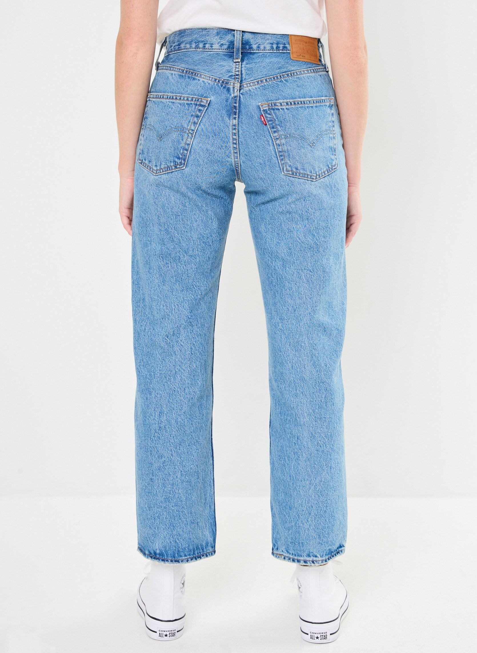 Rechte jeans / Straight Leg Jeans 501® 90S Ankle dames blauw Levi's Rechte jeans / Straight Leg Jeans 501® 90S Ankle dames blauw SWEETEST TABOO