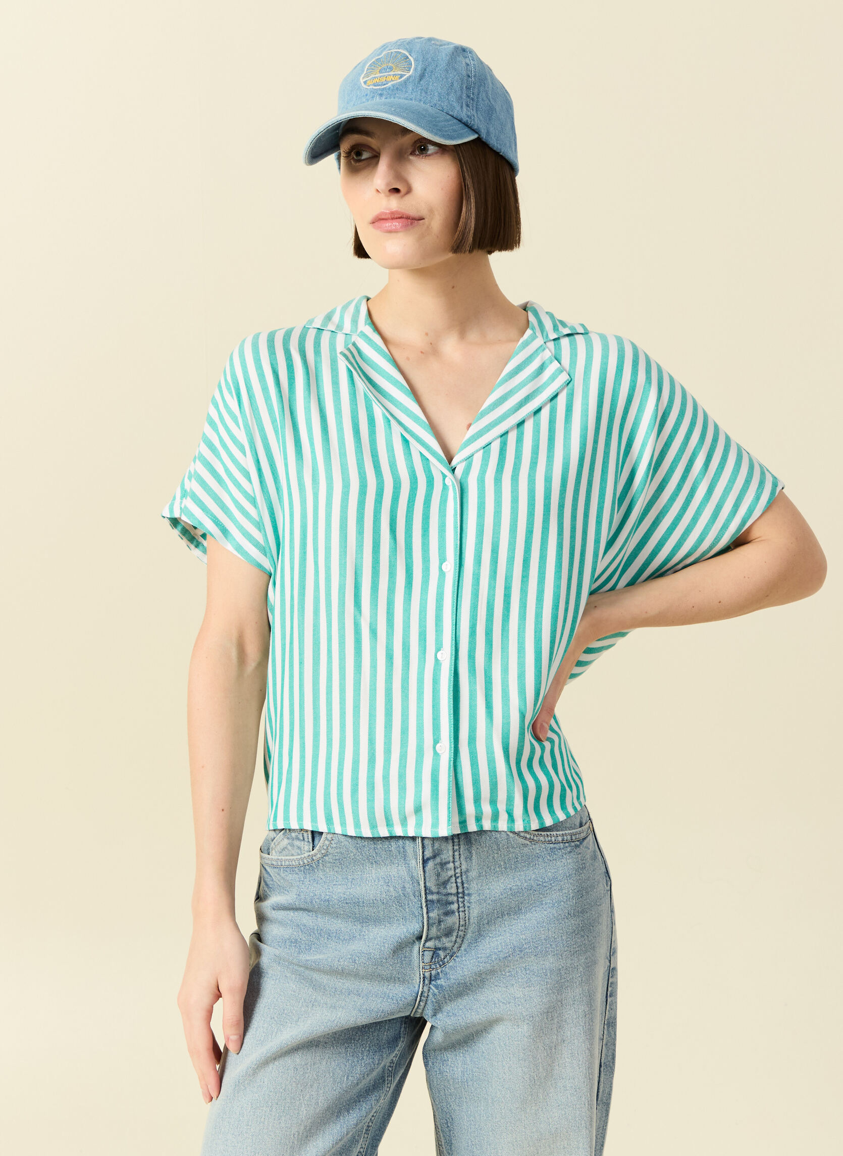 Chemises RAYCOUCHEMF femme bleu Bonobo Chemises RAYCOUCHEMF femme bleu Turquoise