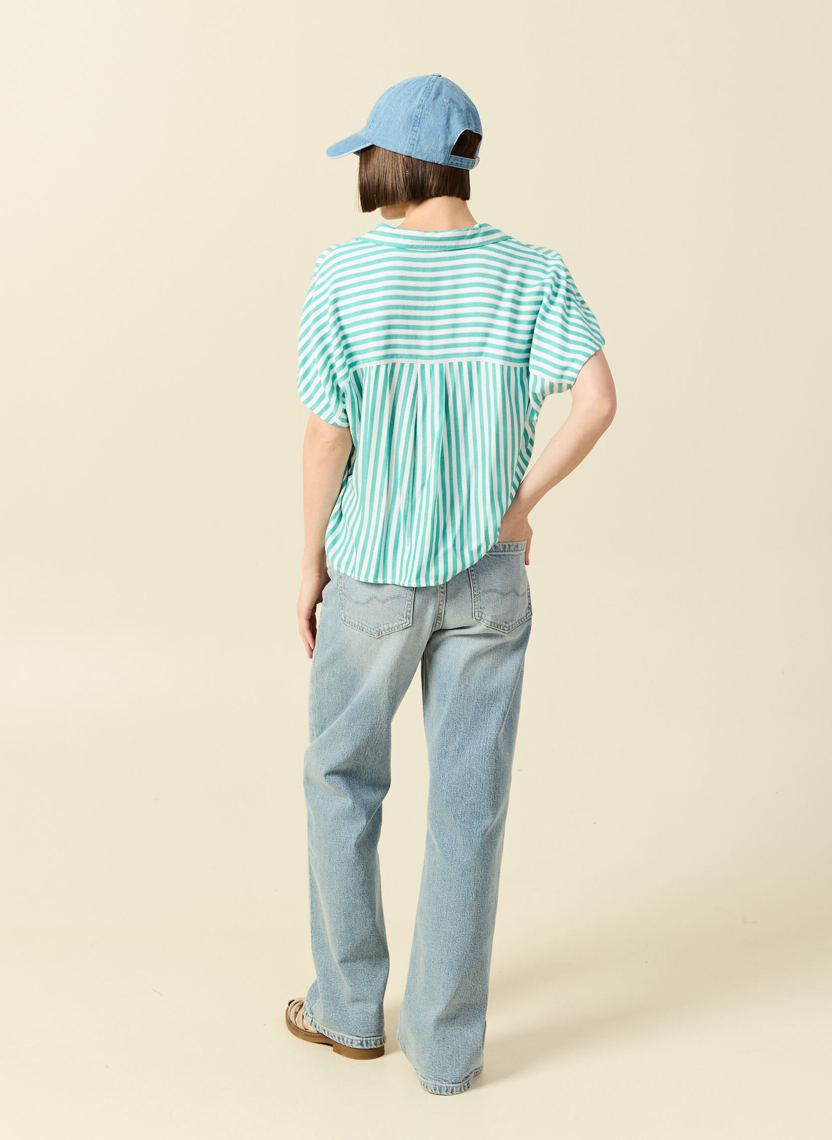 Chemises RAYCOUCHEMF femme bleu Bonobo Chemises RAYCOUCHEMF femme bleu Turquoise