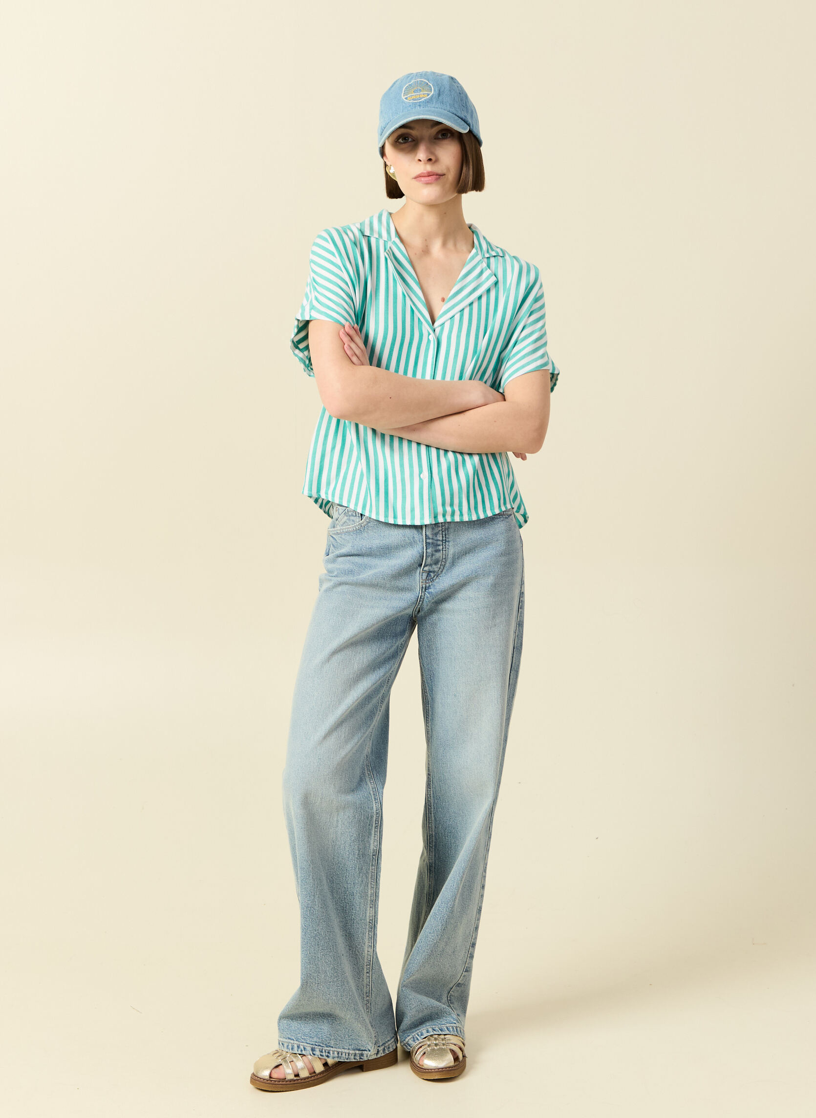 Chemises RAYCOUCHEMF femme bleu Bonobo Chemises RAYCOUCHEMF femme bleu Turquoise