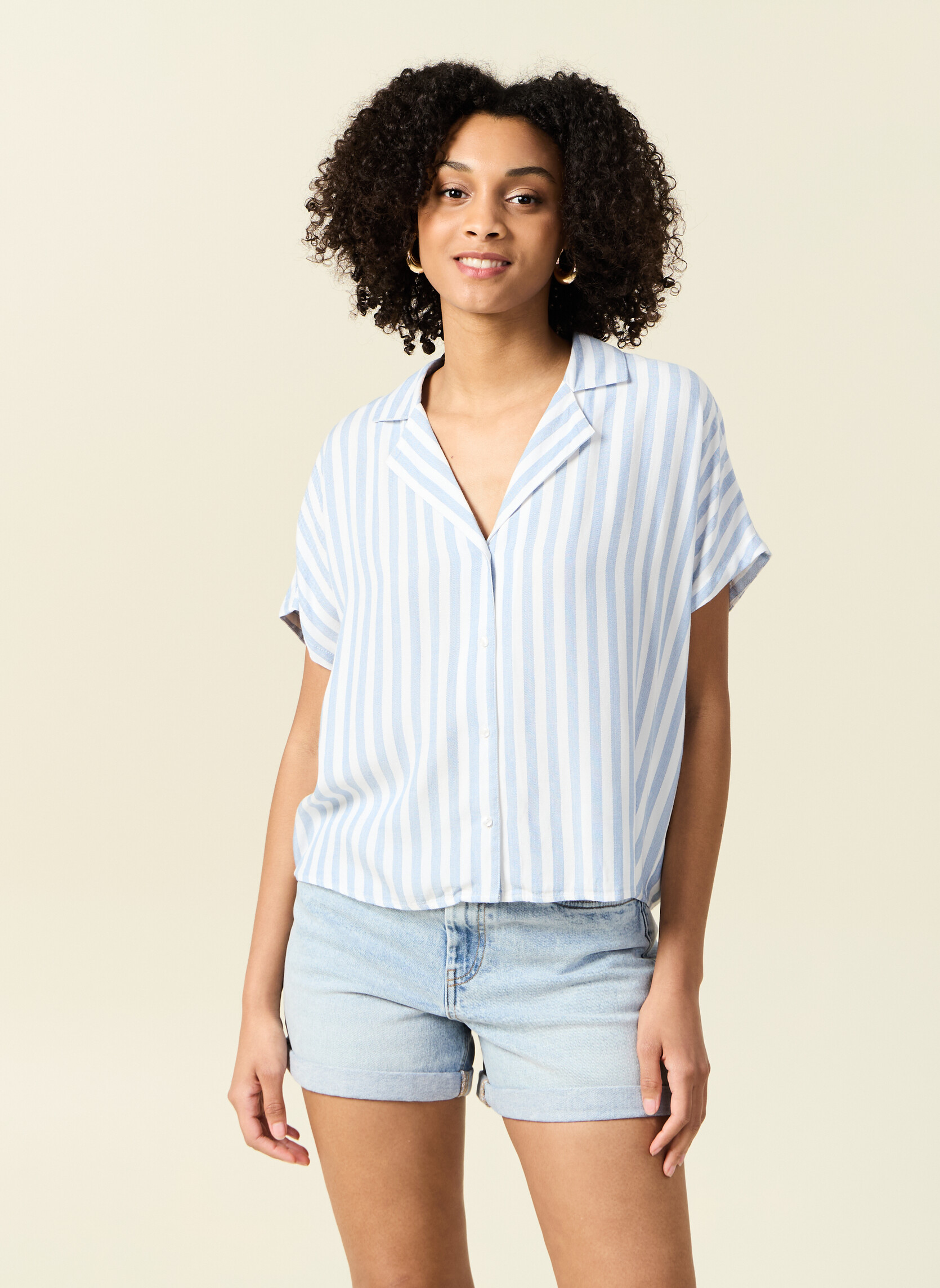 Chemises RAYCOUCHEMF femme bleu Bonobo Chemises RAYCOUCHEMF femme bleu Bleu ciel