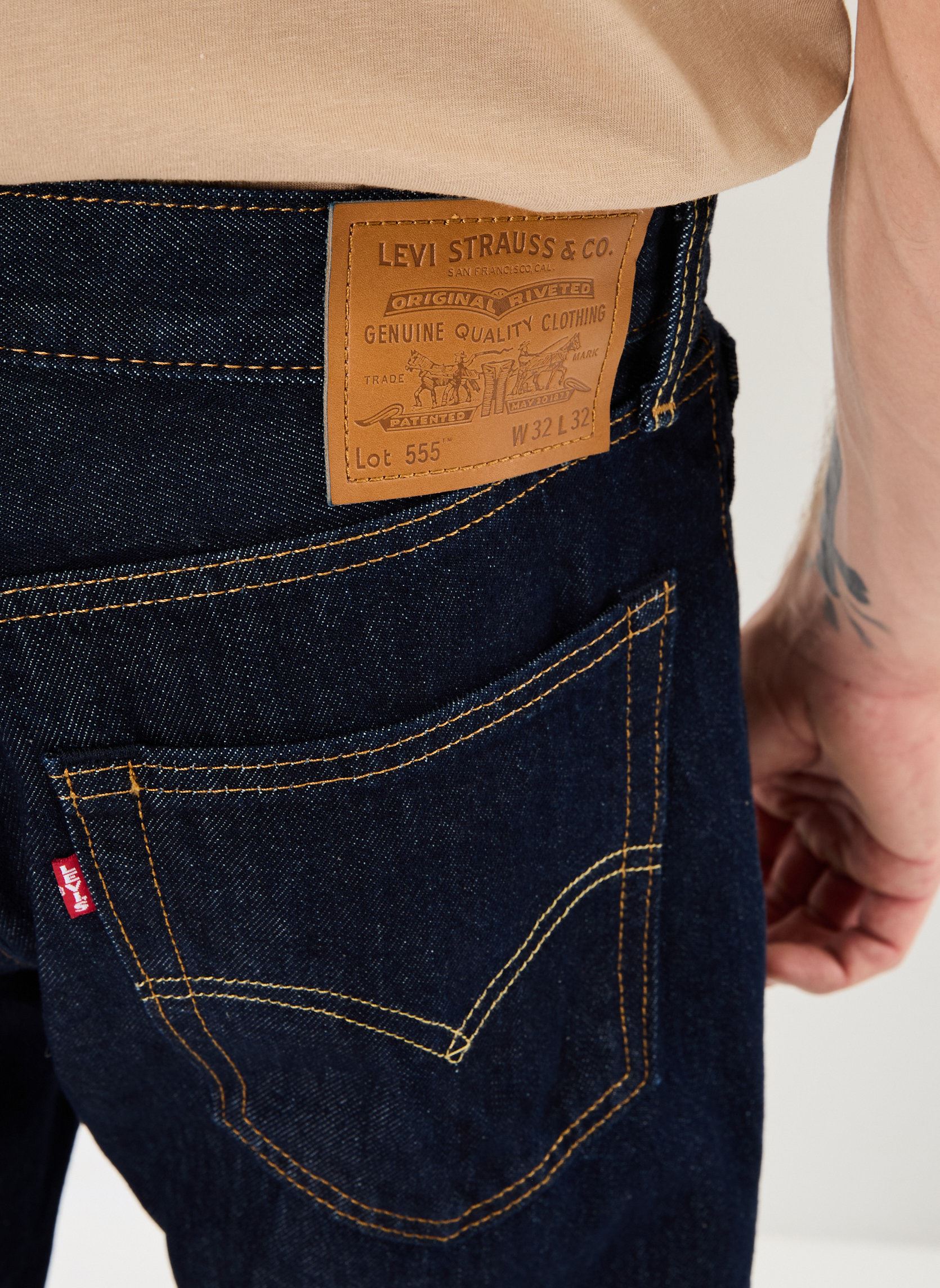 Jeans droit 555™ Relaxed Straight Dark homme bleu Levi's Jeans droit 555™ Relaxed Straight Dark homme bleu WELCOME TO THE GAME