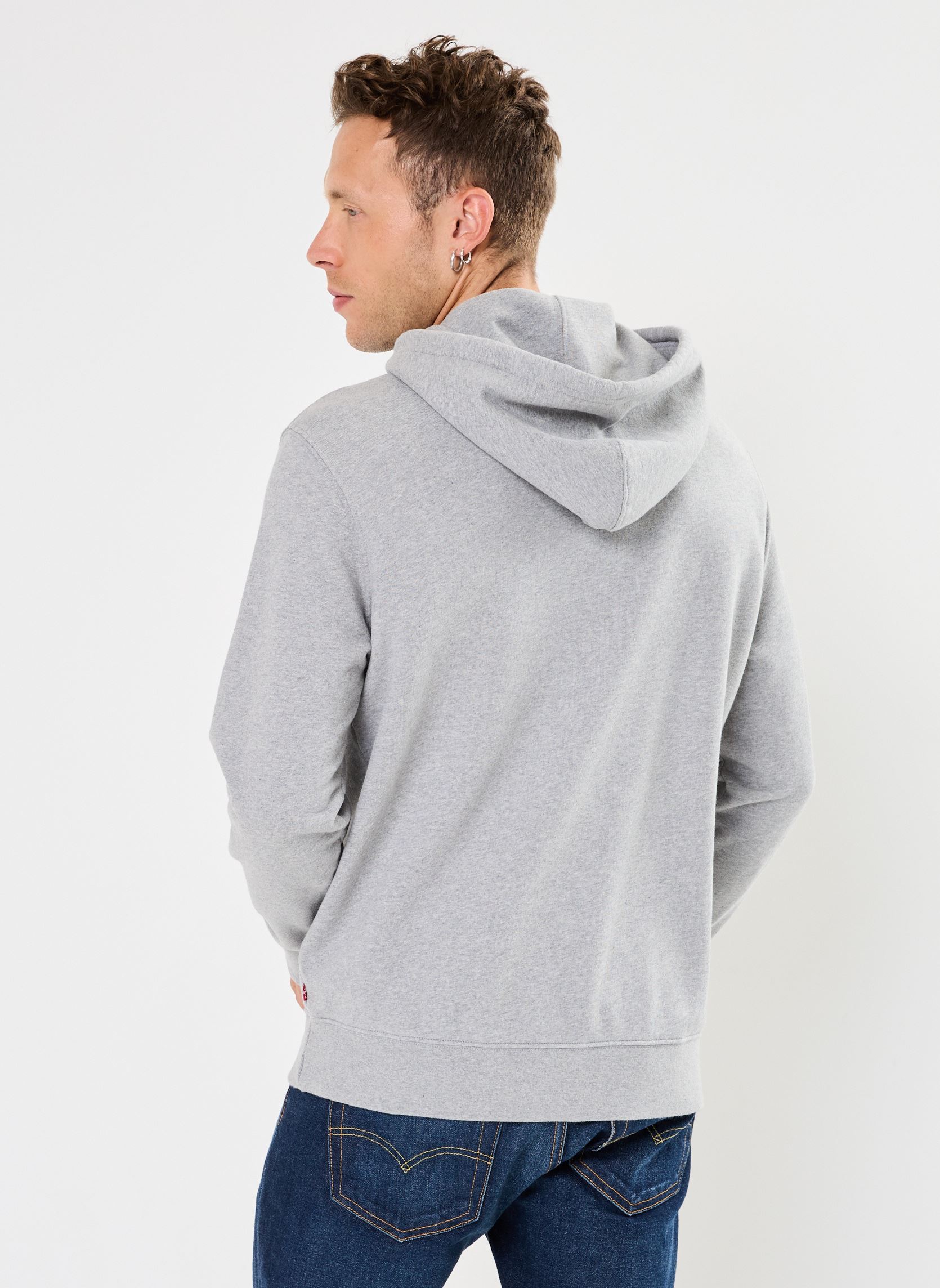 Hoodies Standard Graphic Hoodie heren grijs Levi's Hoodies Standard Graphic Hoodie heren grijs LS LETTERMAN HOODIE