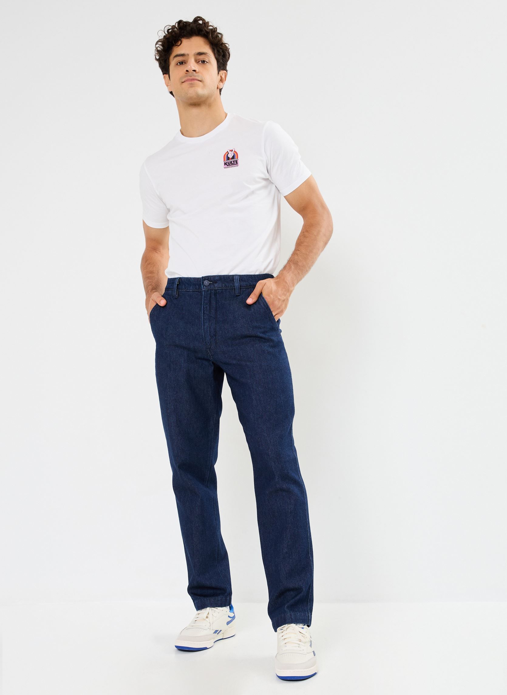 Pantalons chino Xx Chino Authentic Strt homme bleu Levi's Pantalons chino Xx Chino Authentic Strt homme bleu HALF PAST RINSE