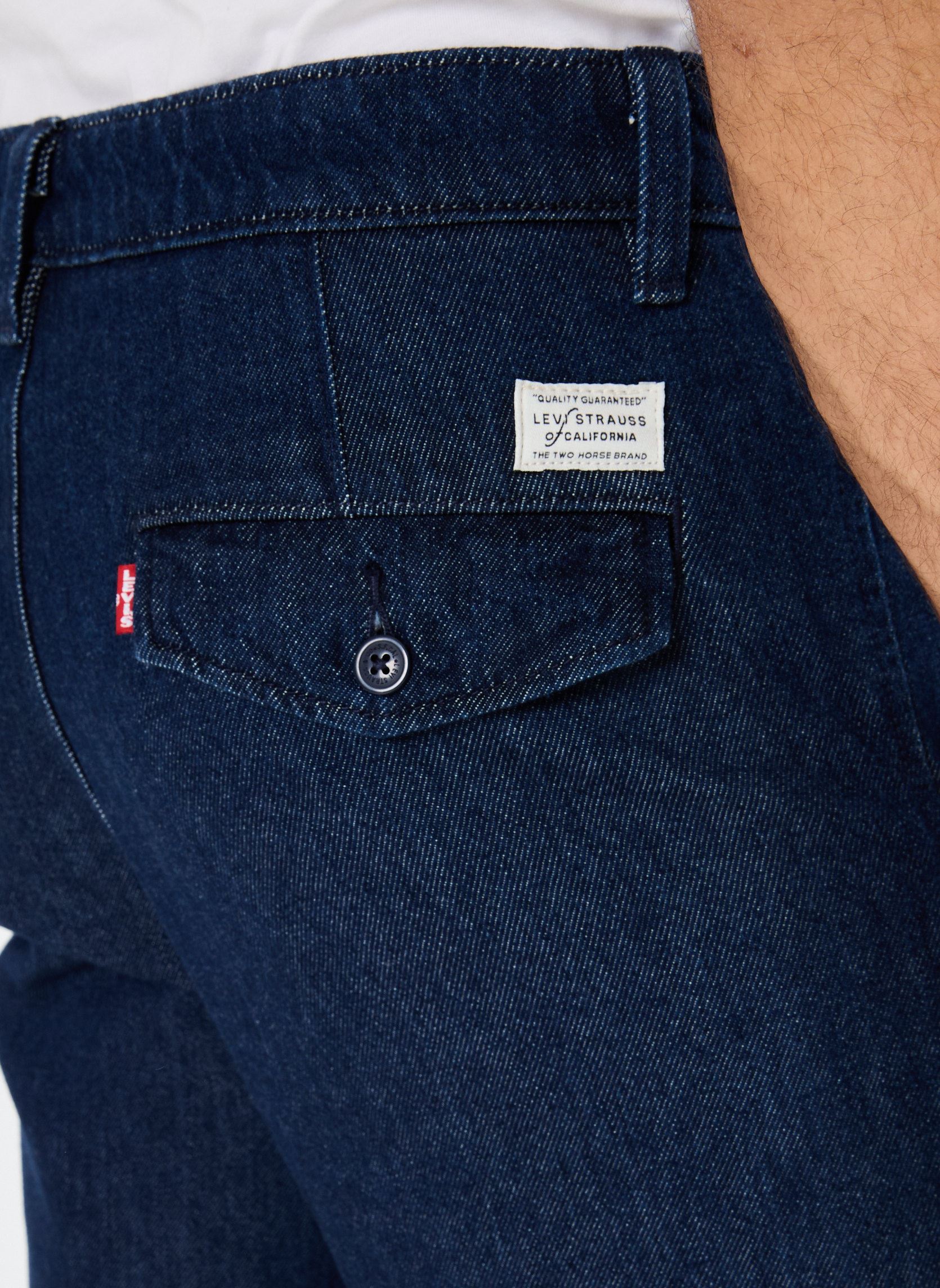 Pantalons chino Xx Chino Authentic Strt homme bleu Levi's Pantalons chino Xx Chino Authentic Strt homme bleu HALF PAST RINSE