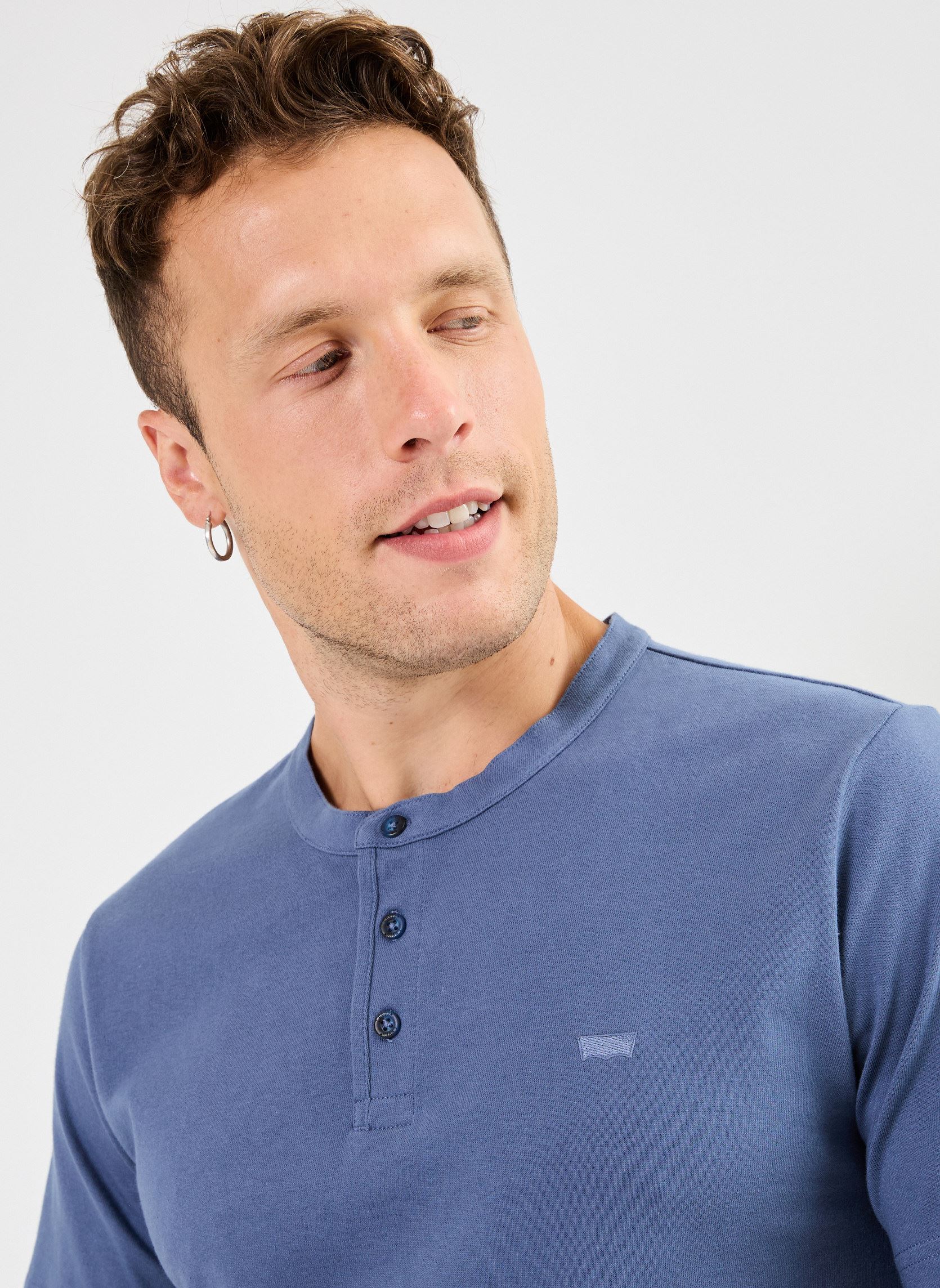 T-Shirts Ss Hm Henley herren blau Levi's T-Shirts Ss Hm Henley herren blau VINTAGE INDIGO X