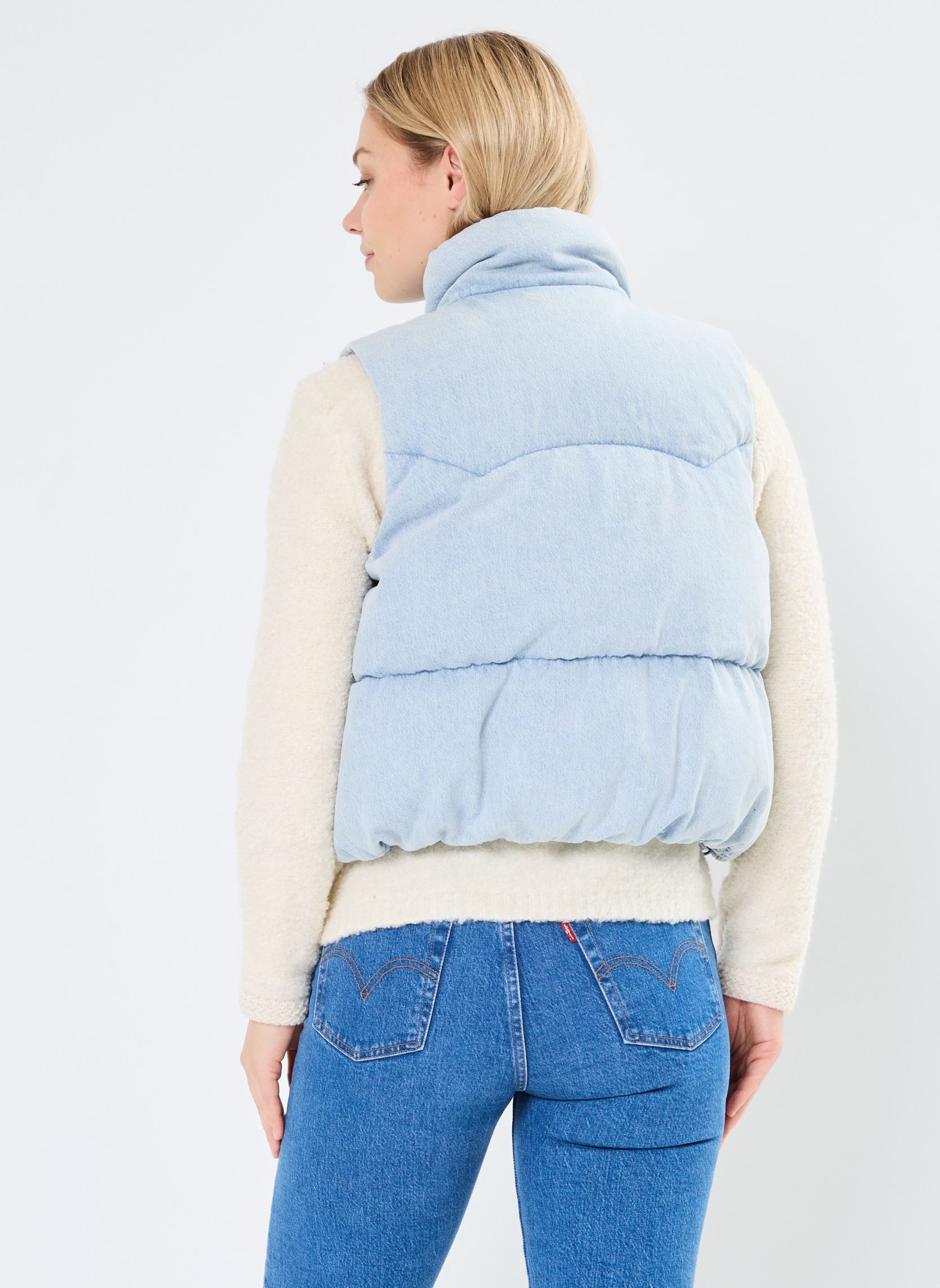 Doudounes Western Bubble Vest femme bleu Levi's Doudounes Western Bubble Vest femme bleu CELEBRATE THE MOMENT