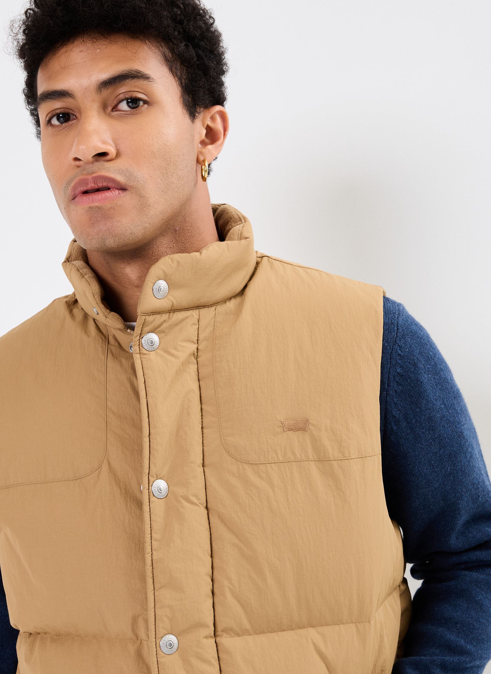Chaquetas sin mangas Rockridge Vest hombre marrón Levi's Chaquetas sin mangas Rockridge Vest hombre marrón ermine