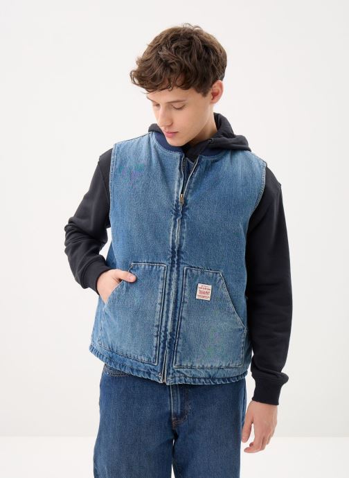 Levi's Chaquetas sin mangas Sansome Vest hombre azul