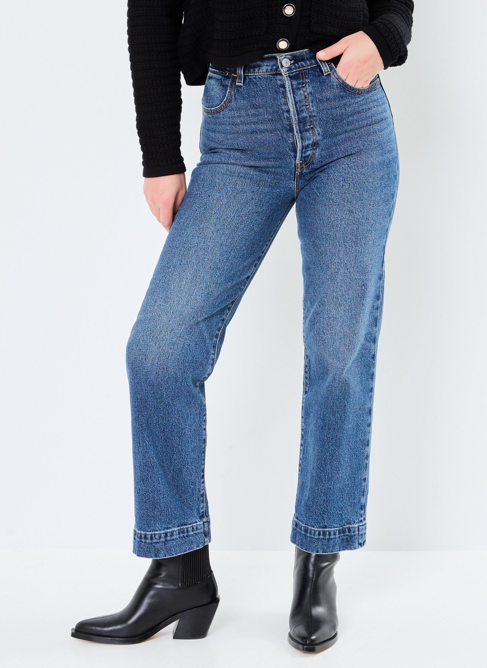 Jeans Levis RIBCAGE STR ANK TAILORED US 26 / - vue 2