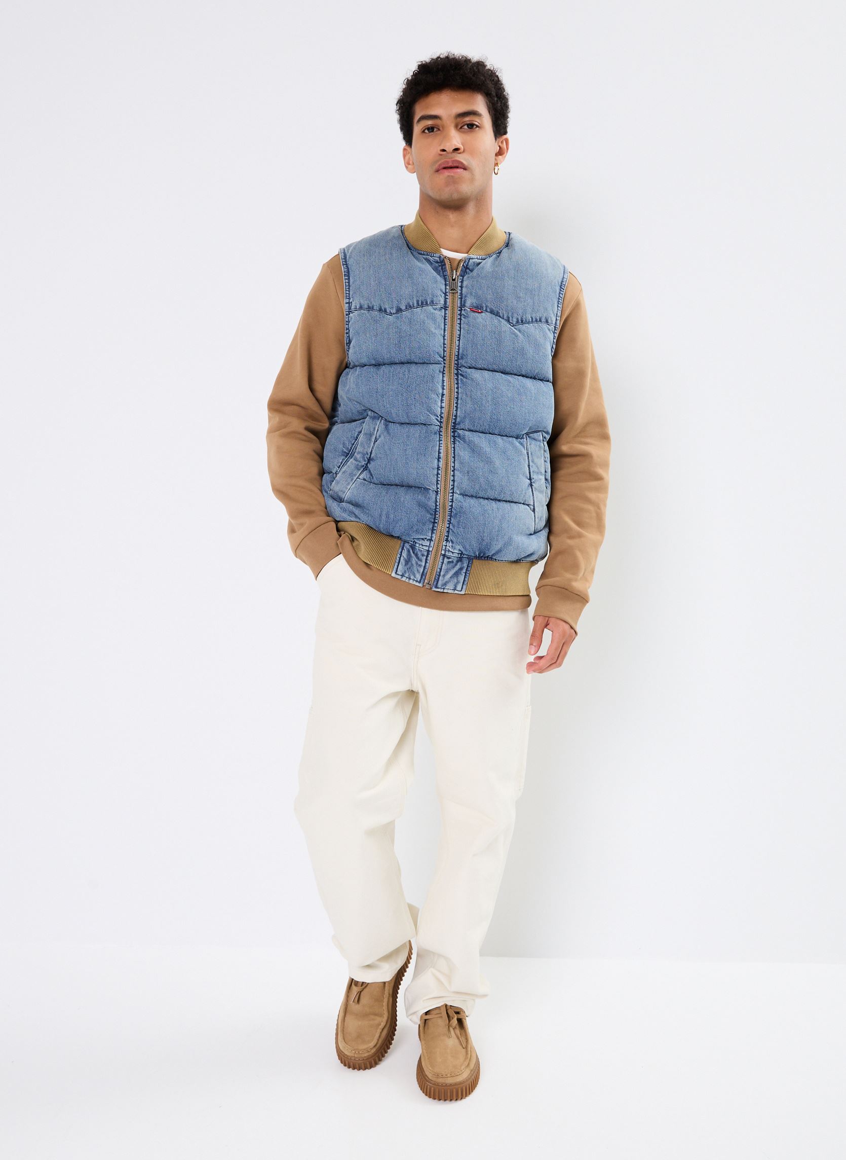 Doudounes sans manches New Super Puffer Vest homme bleu Levi's Doudounes sans manches New Super Puffer Vest homme bleu SLIGHTLY SIDETRACKED