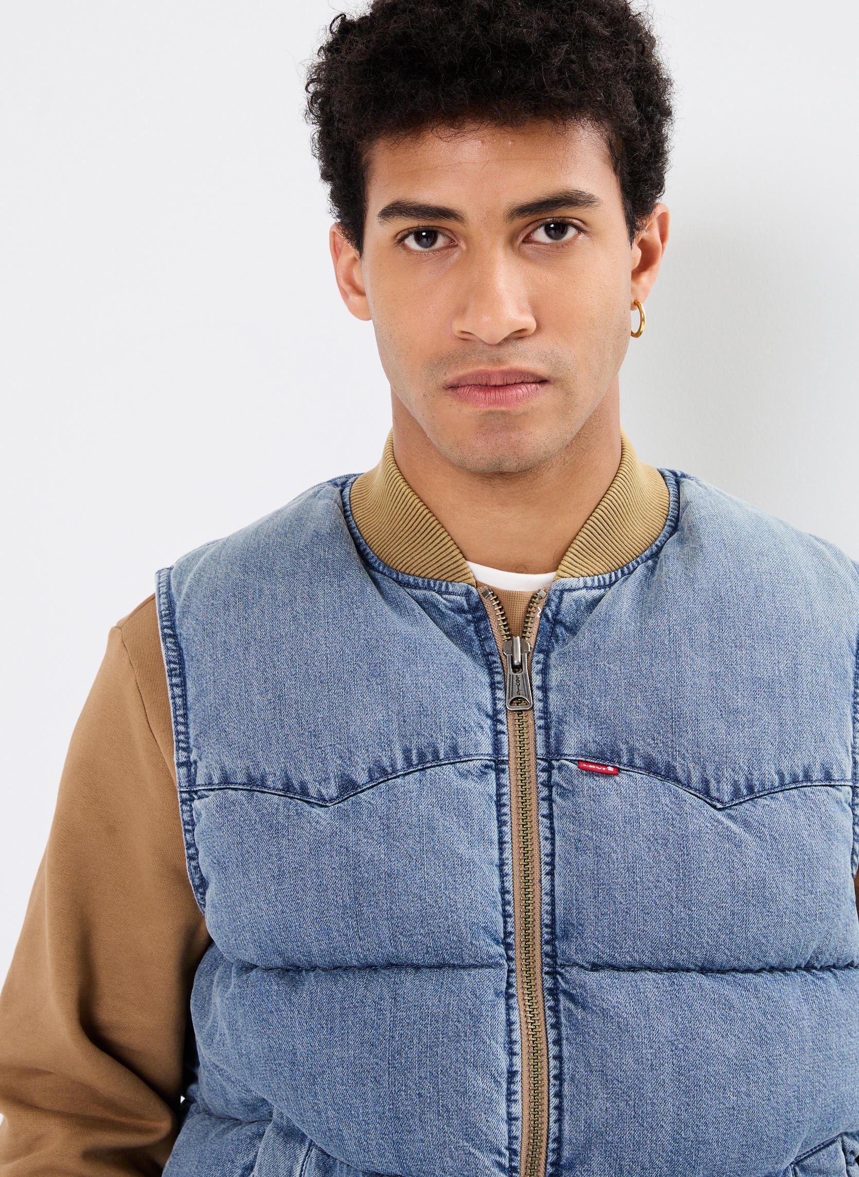 Doudounes sans manches New Super Puffer Vest homme bleu Levi's Doudounes sans manches New Super Puffer Vest homme bleu SLIGHTLY SIDETRACKED