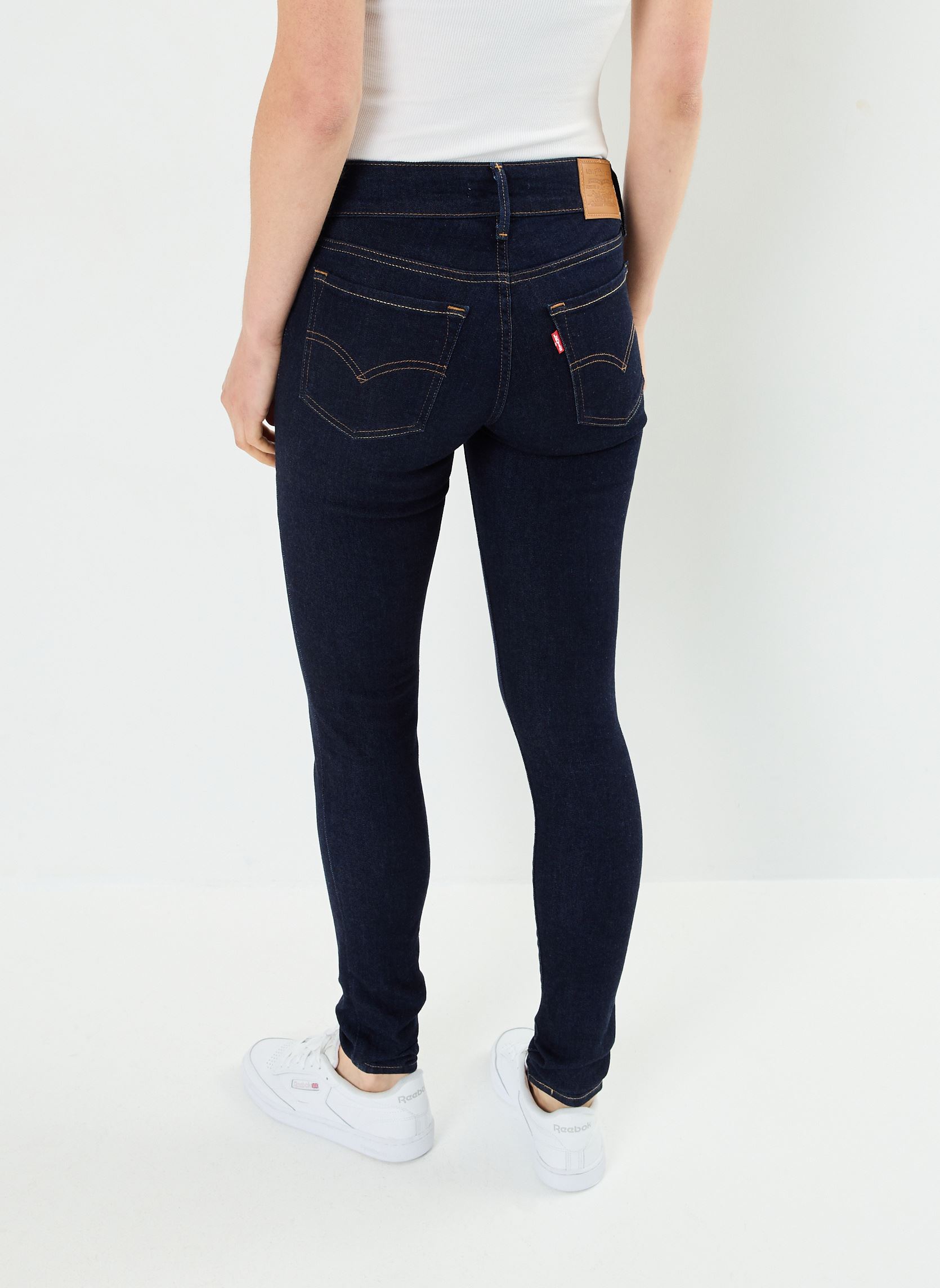 Jeans slim et skinny 711 Double Button femme bleu Levi's Jeans slim et skinny 711 Double Button femme bleu Blue Wave Rinse