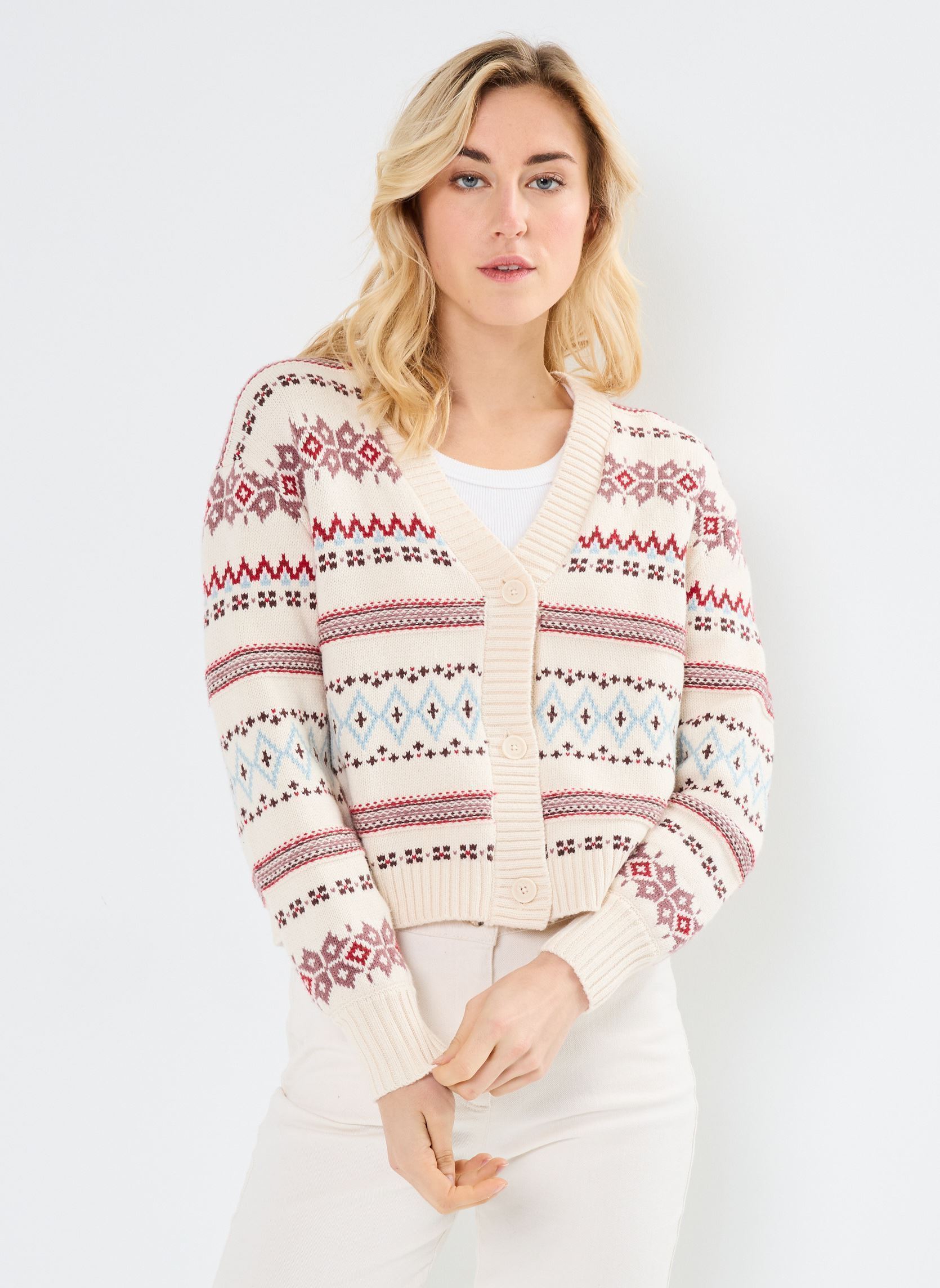 Vêtements Levi' Gala Fairisle Cardigan pour Accessoires