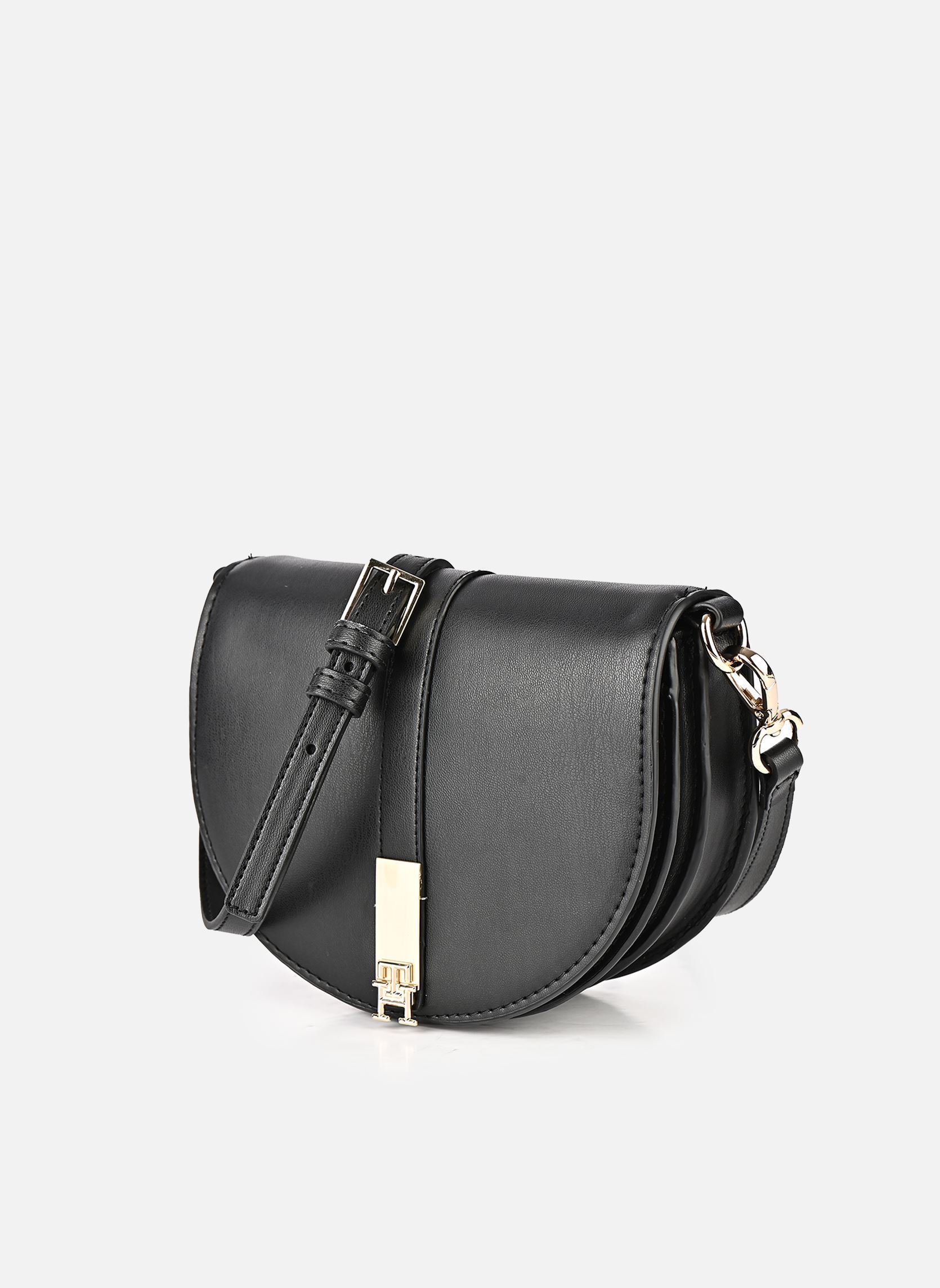 Borse a tracolla Th Heritage Saddle Bag donna nero Tommy Hilfiger Borse a tracolla Th Heritage Saddle Bag donna nero BLACK NEW