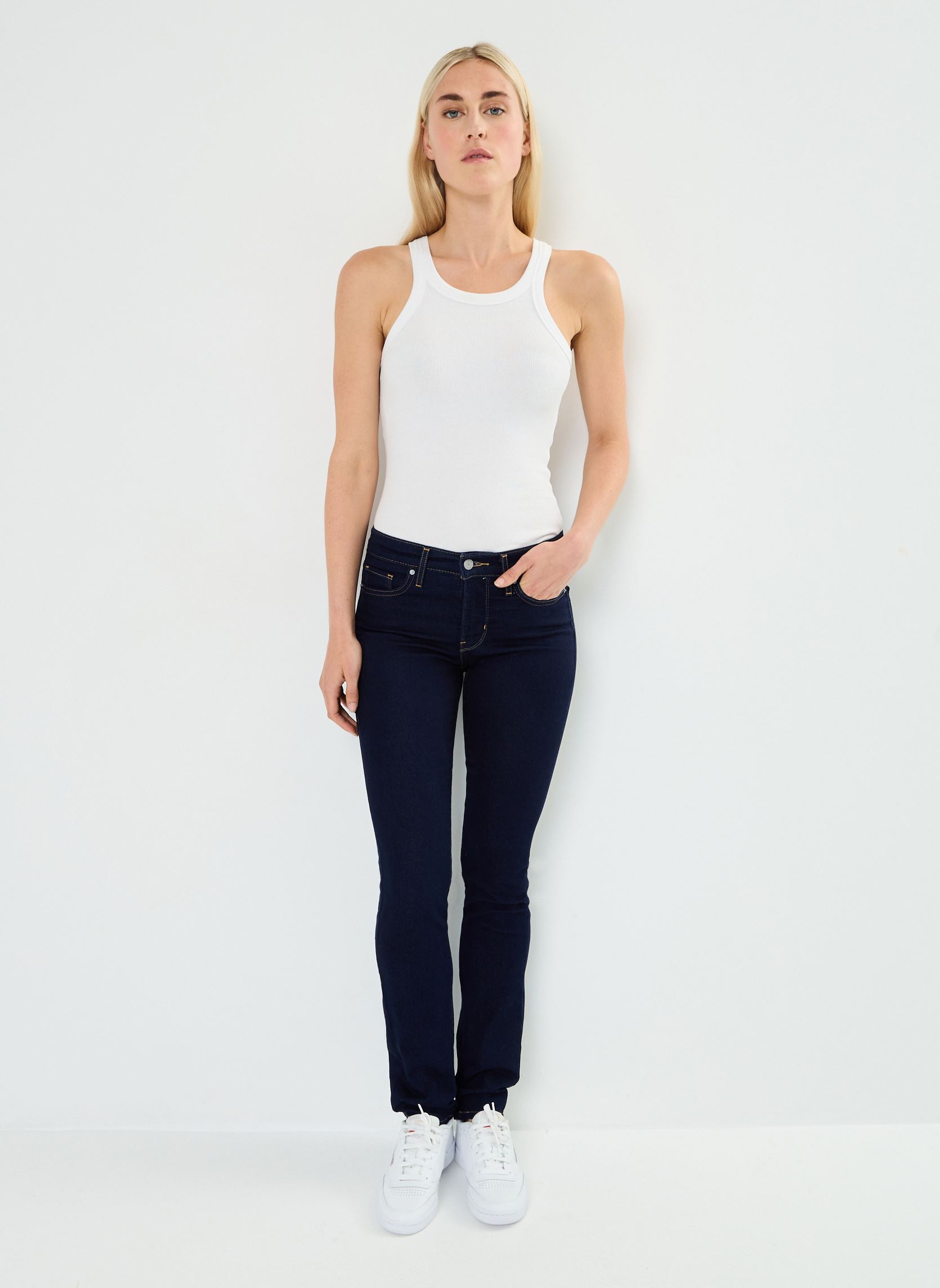 Slim fit en skinny jeans 312 Shaping Slim dames blauw Levi's Slim fit en skinny jeans 312 Shaping Slim dames blauw Darkest Sky