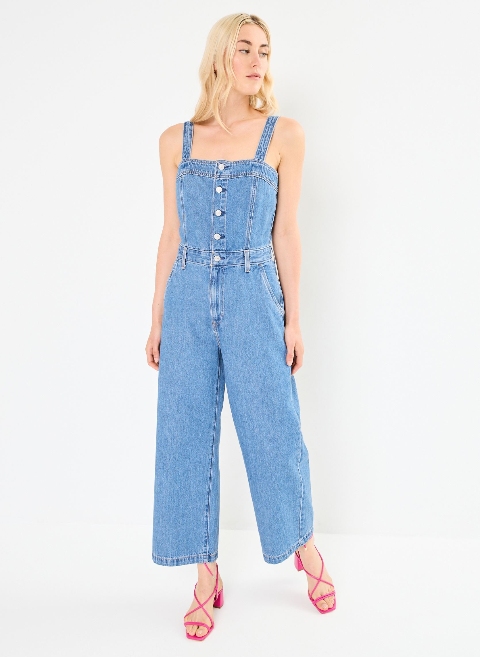 Salopettes Drea Jumpsuit femme bleu Levi's Salopettes Drea Jumpsuit femme bleu Cause And Effect