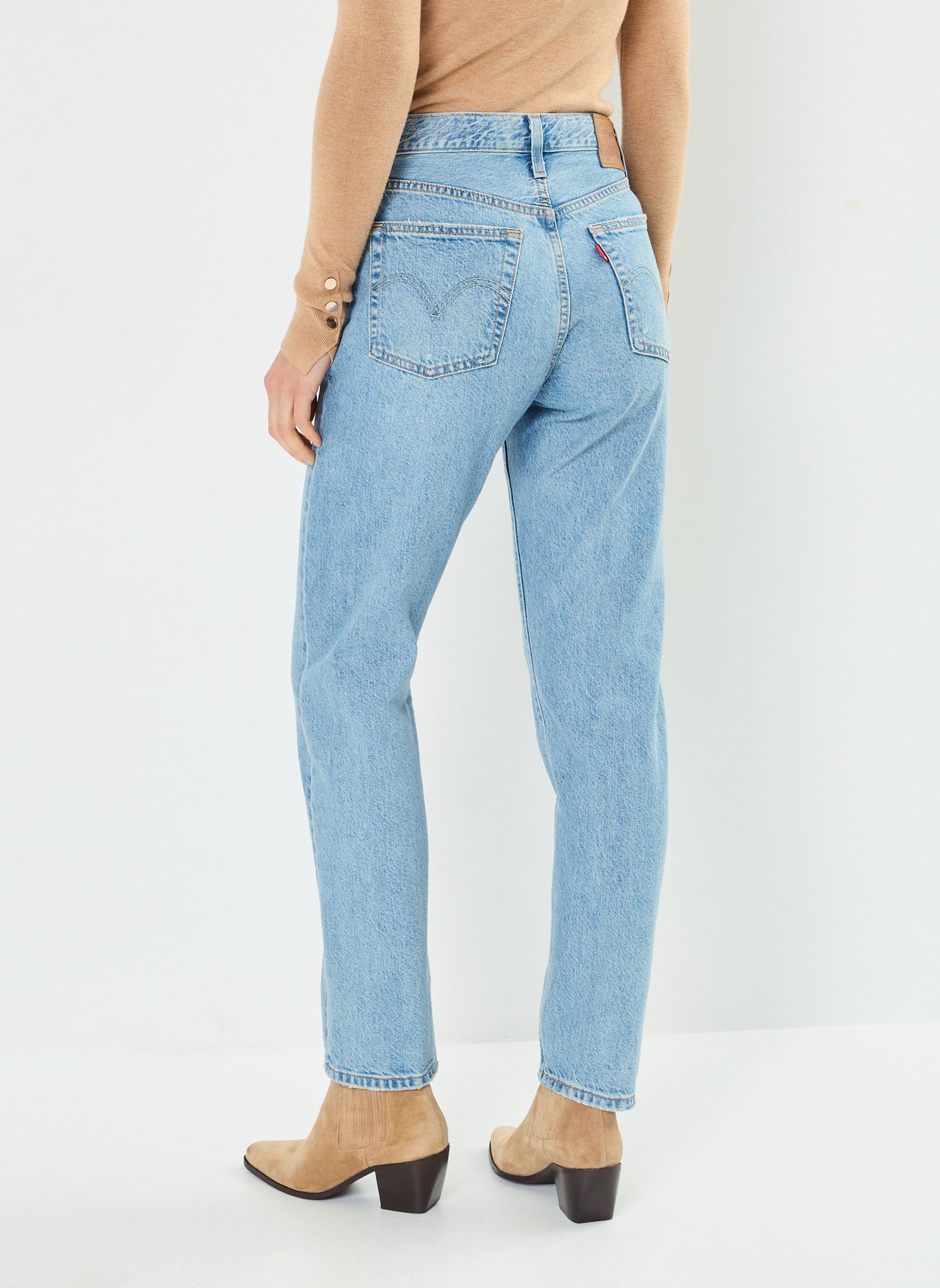 Rechte jeans / Straight Leg Jeans 501® Crop Lightweight dames blauw Levi's Rechte jeans / Straight Leg Jeans 501® Crop Lightweight dames blauw Fun Flare Lb