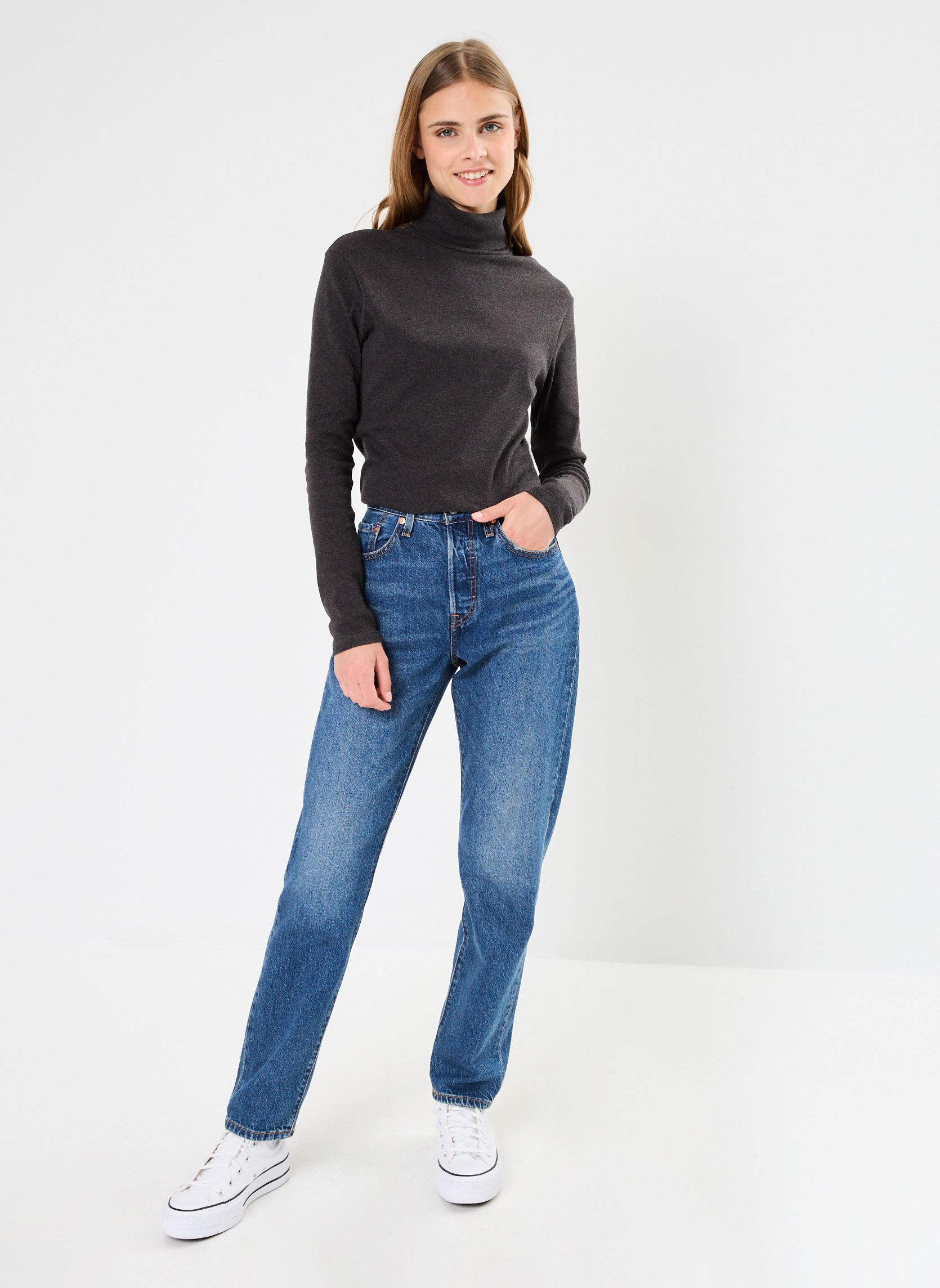 Jeans droit 501® Crop Lightweight femme bleu Levi's Jeans droit 501® Crop Lightweight femme bleu Energy Refresh Ltw